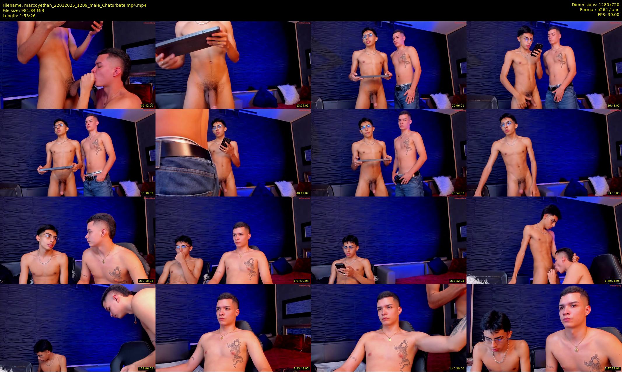 marcoyethan — 114 minute Chaturbate male cam show recording, 720p, Jan 22, 2025