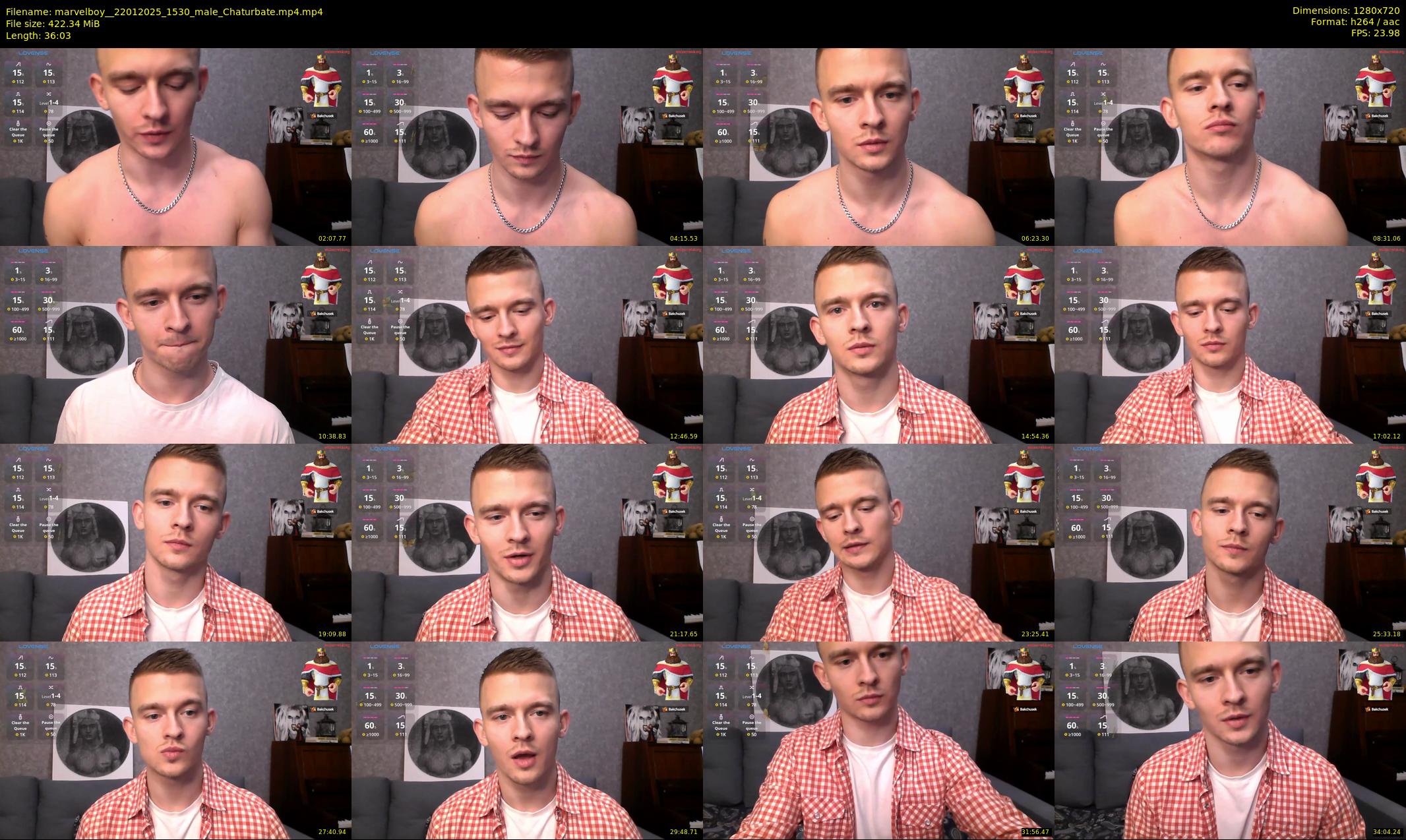 marvelboy_ — 37 minute Chaturbate male cam show recording, 720p, Jan 22, 2025