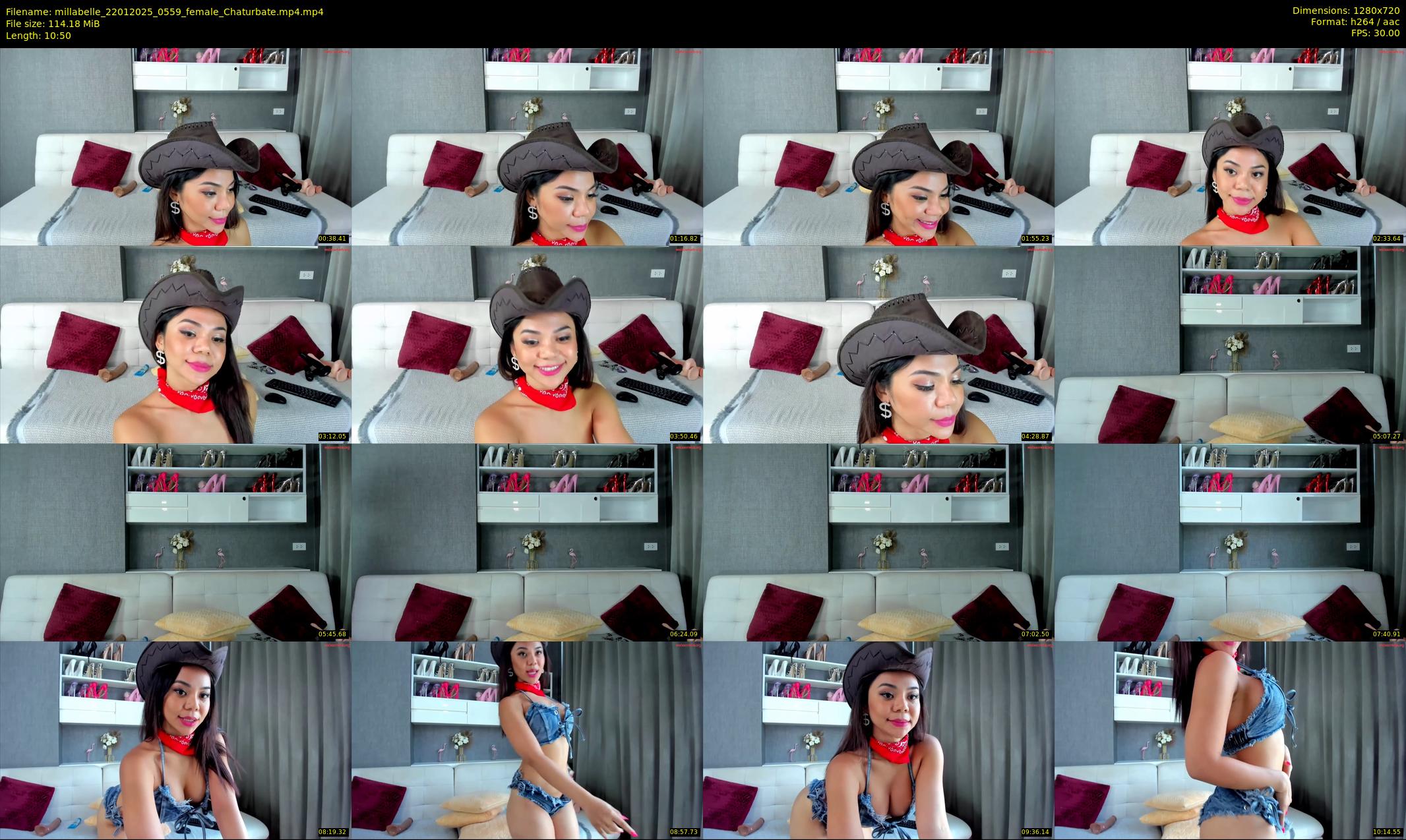 millabelle — 11 minute Chaturbate female cam show recording, 720p, Jan 22, 2025