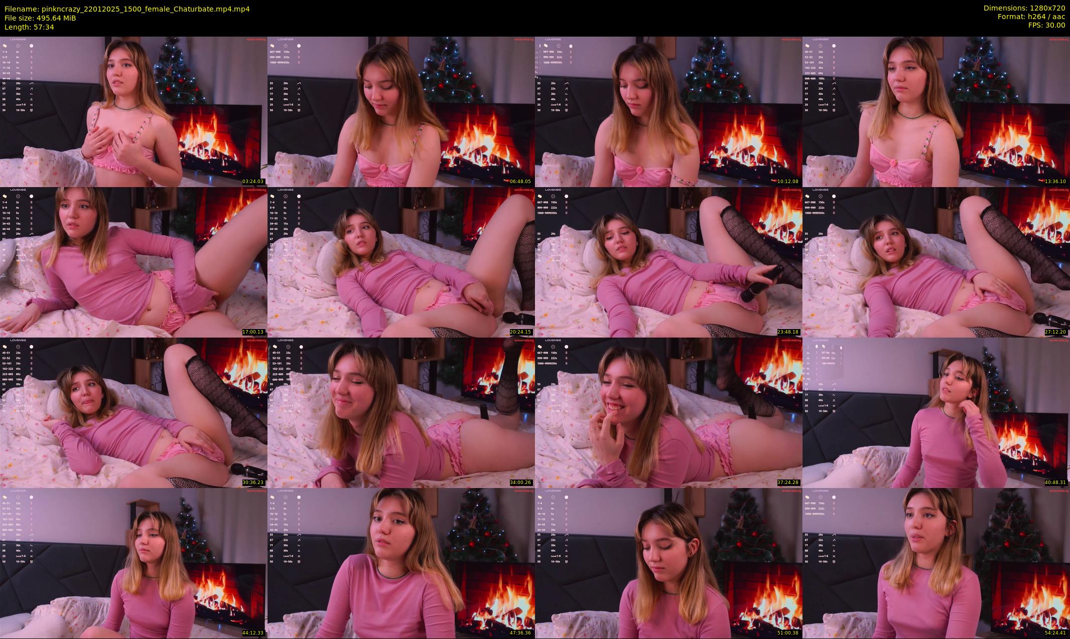 pinkncrazy — 58 minute Chaturbate female cam show recording, 720p, Jan 22, 2025