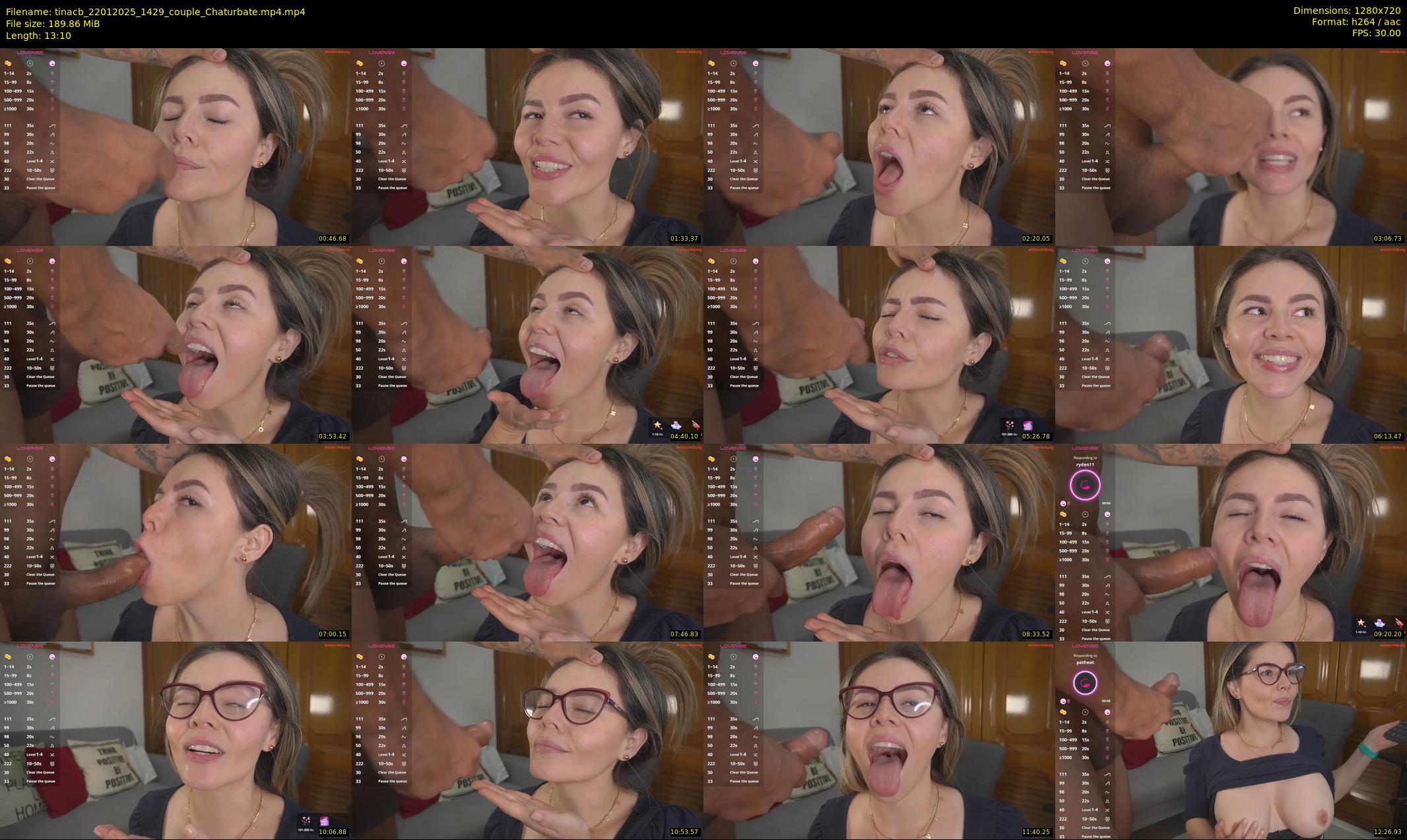 tinacb — 14 minute Chaturbate female cam show recording, 720p, Jan 22, 2025