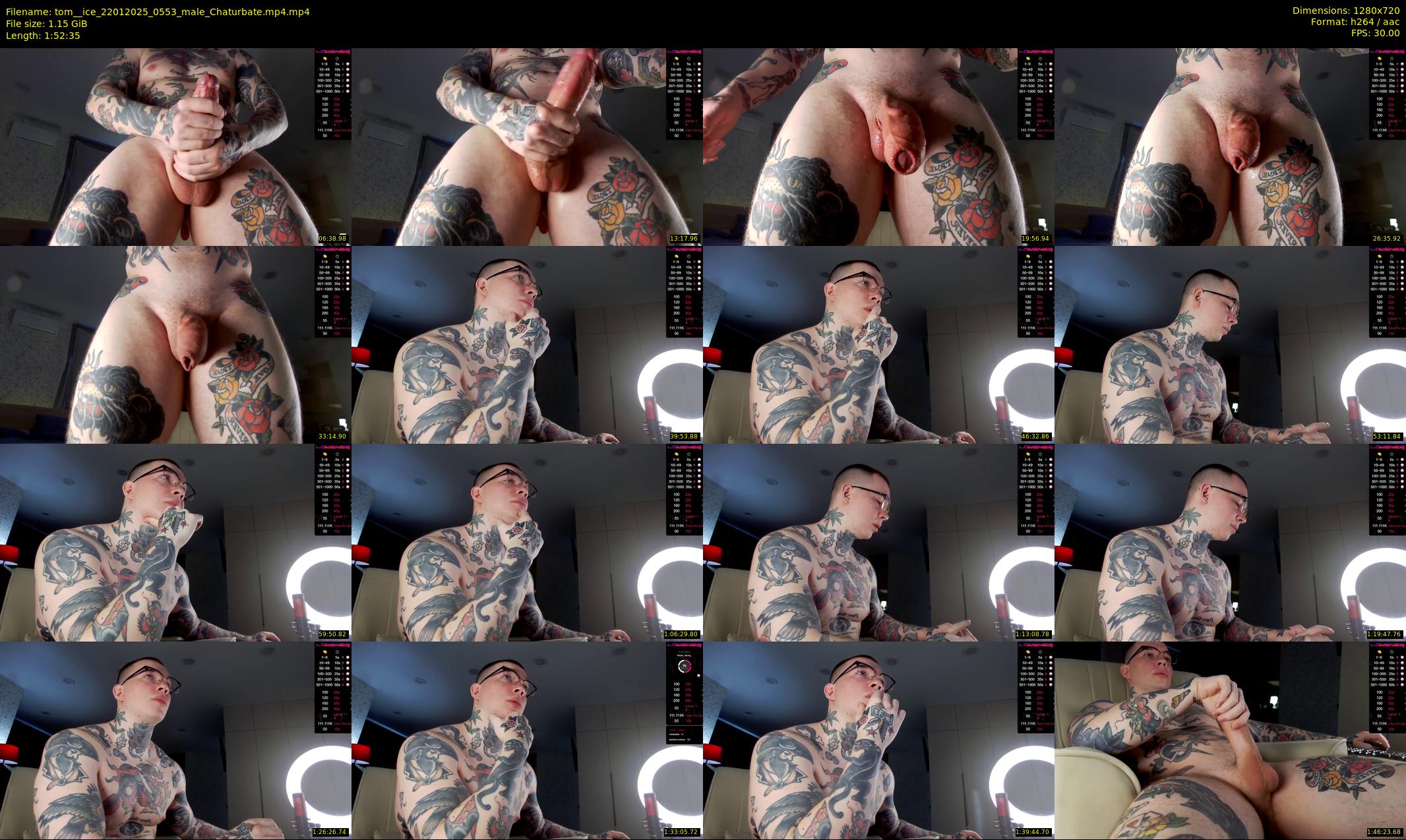 tom__ice — 113 minute Chaturbate male cam show recording, 720p, Jan 22, 2025
