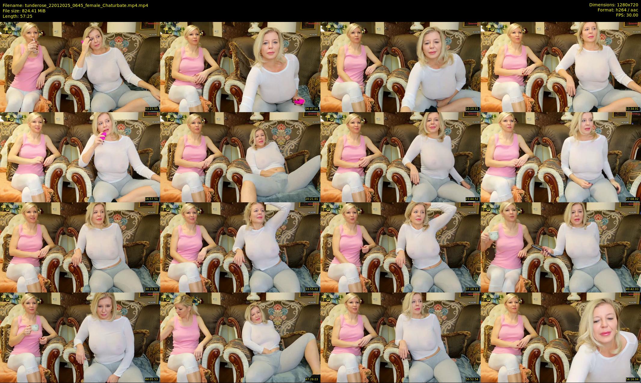 tunderose — 58 minute Chaturbate female cam show recording, 720p, Jan 22, 2025