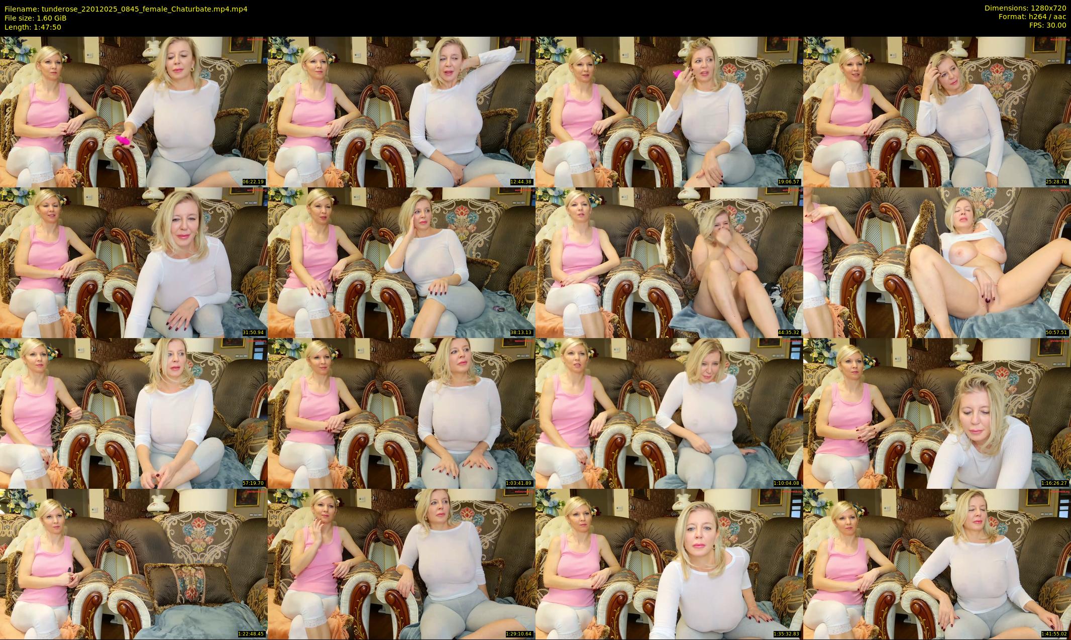 tunderose — 108 minute Chaturbate female cam show recording, 720p, Jan 22, 2025