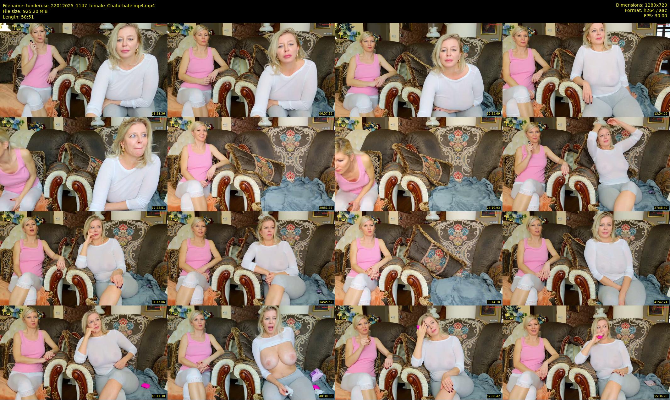 tunderose — 59 minute Chaturbate female cam show recording, 720p, Jan 22, 2025