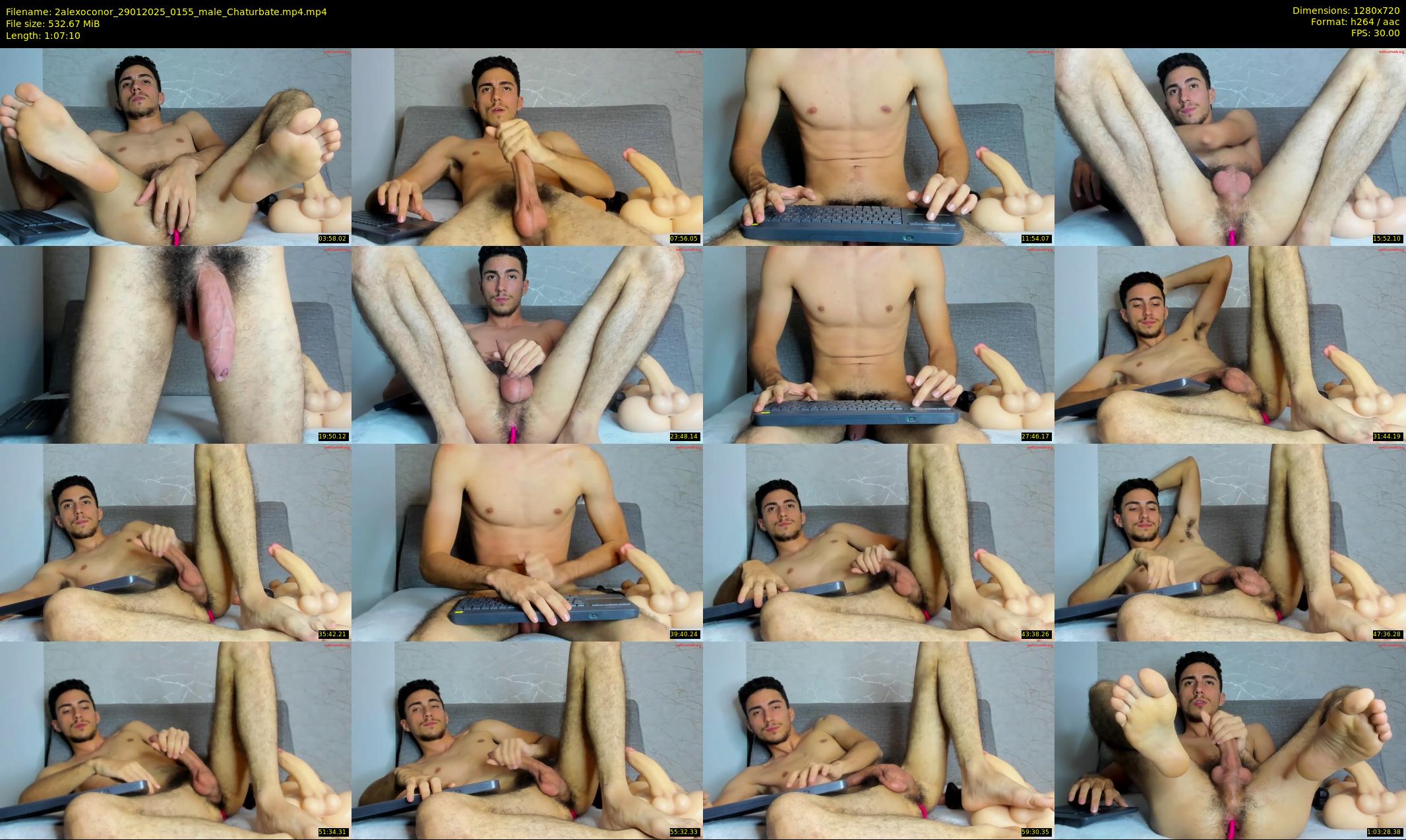 2alexoconor — 68 minute Chaturbate male cam show recording, 720p, Jan 29, 2025