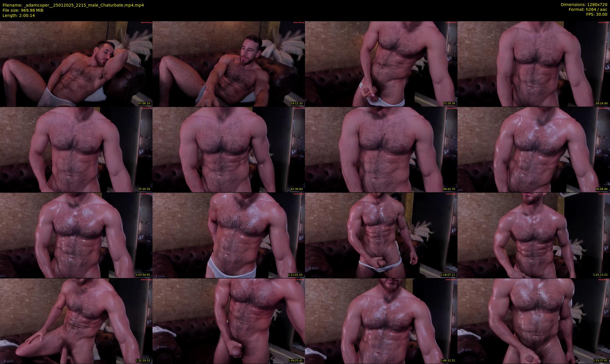_adamcoper_ — 121 minute Chaturbate male cam show recording, 720p, Jan 25, 2025