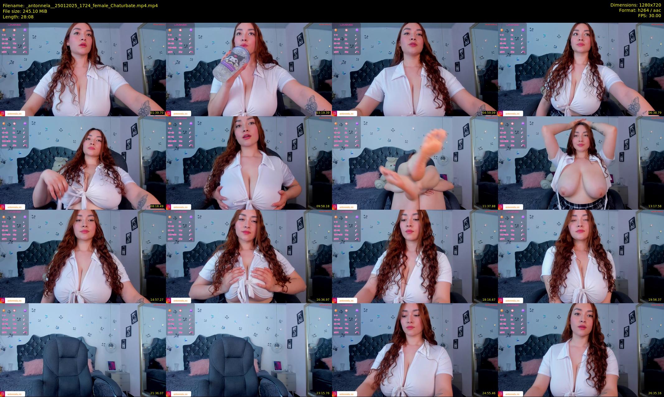 _antonnela_ — 29 minute Chaturbate female cam show recording, 720p, Jan 25, 2025