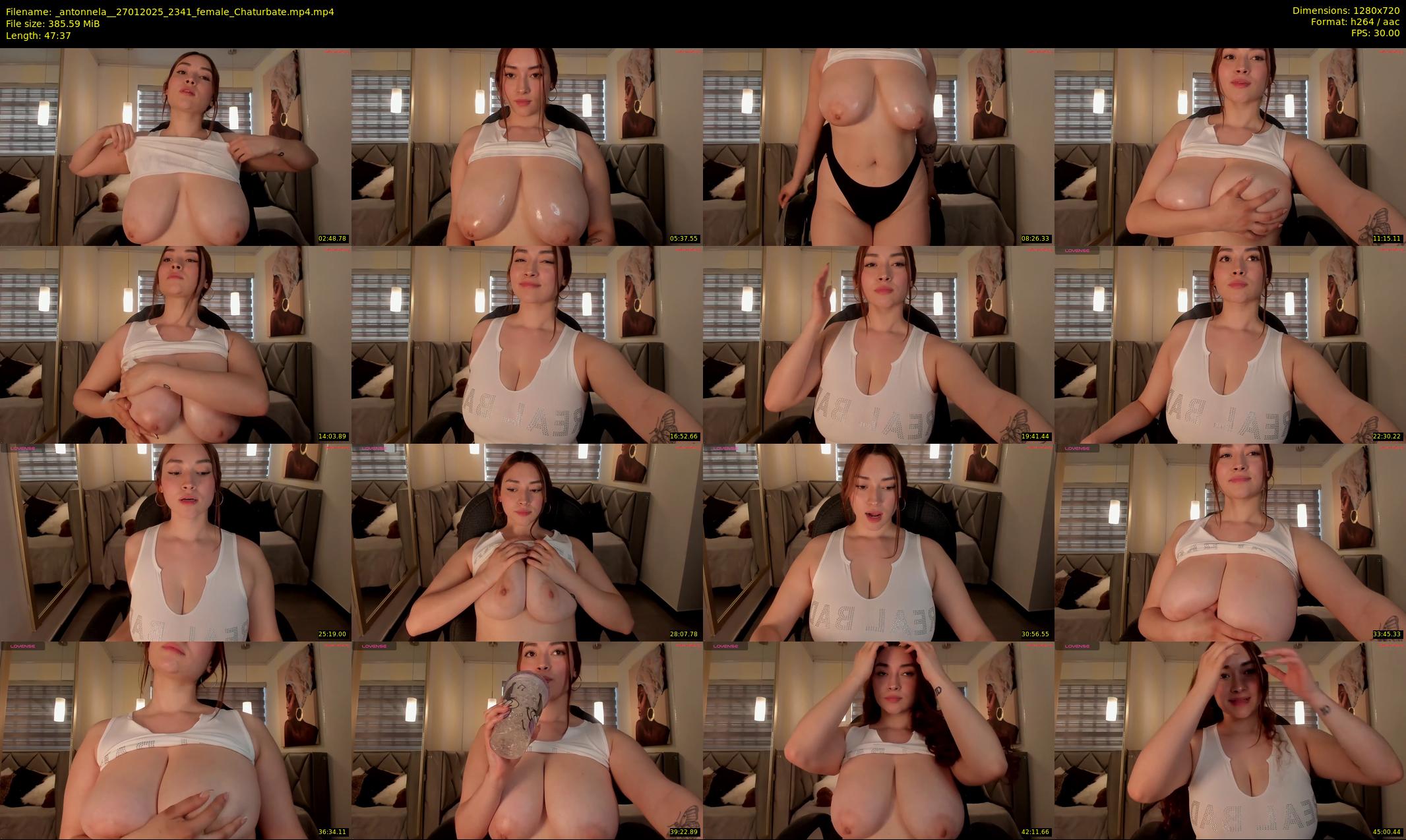 _antonnela_ — 48 minute Chaturbate female cam show recording, 720p, Jan 27, 2025