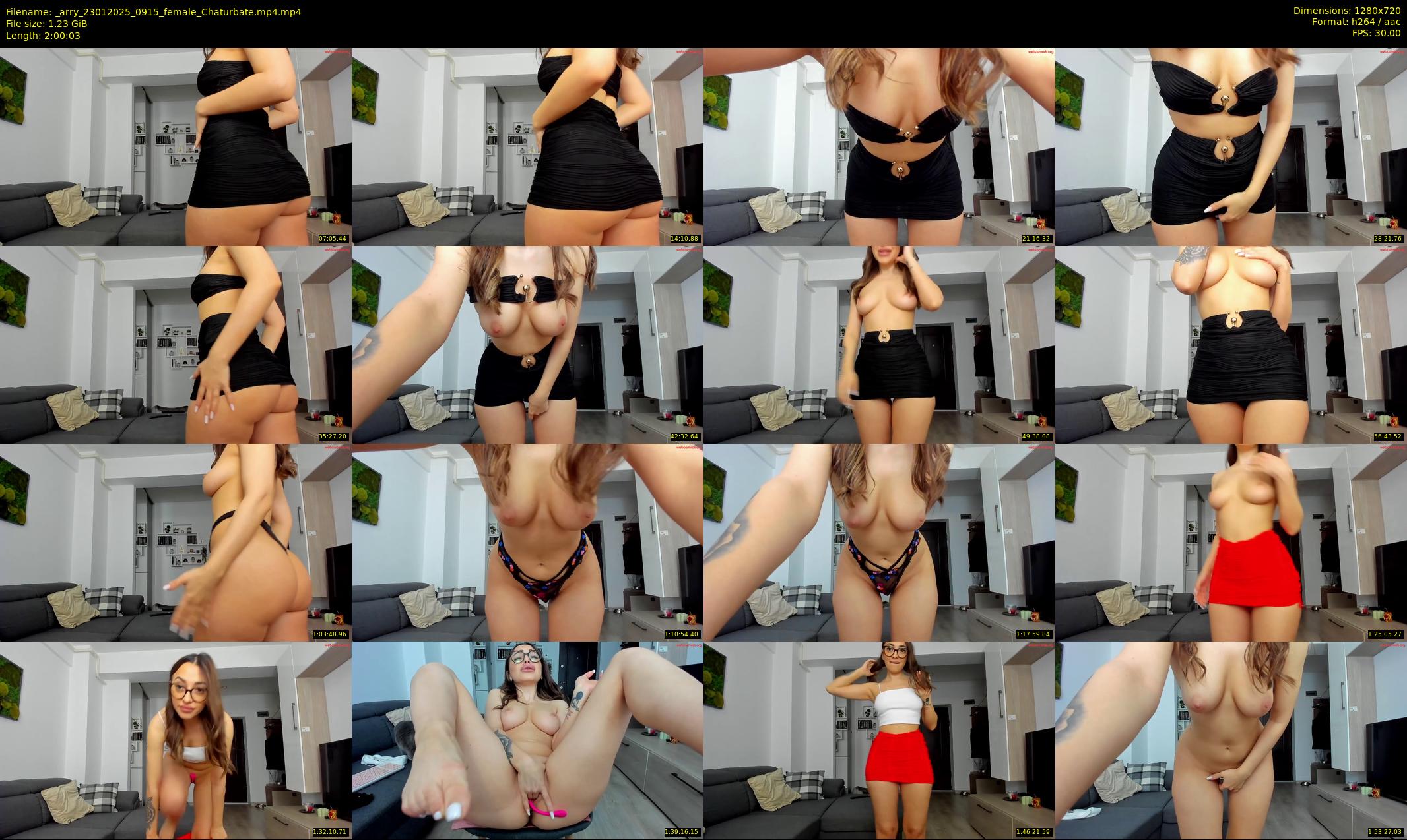 _arry — 121 minute Chaturbate female cam show recording, 720p, Jan 23, 2025