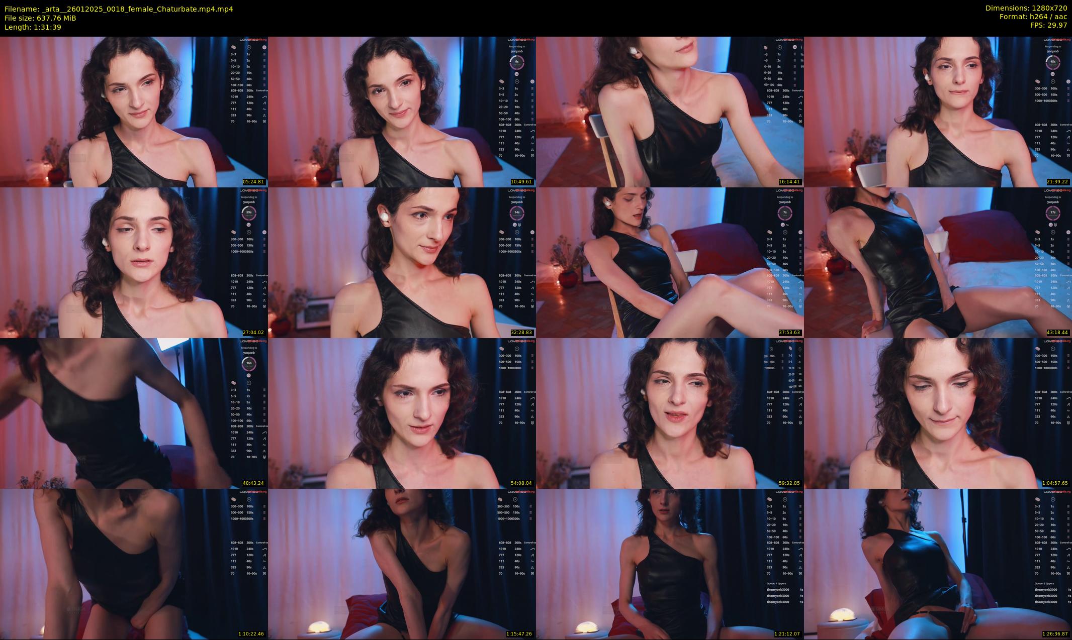 _arta_ — 92 minute Chaturbate female cam show recording, 720p, Jan 26, 2025