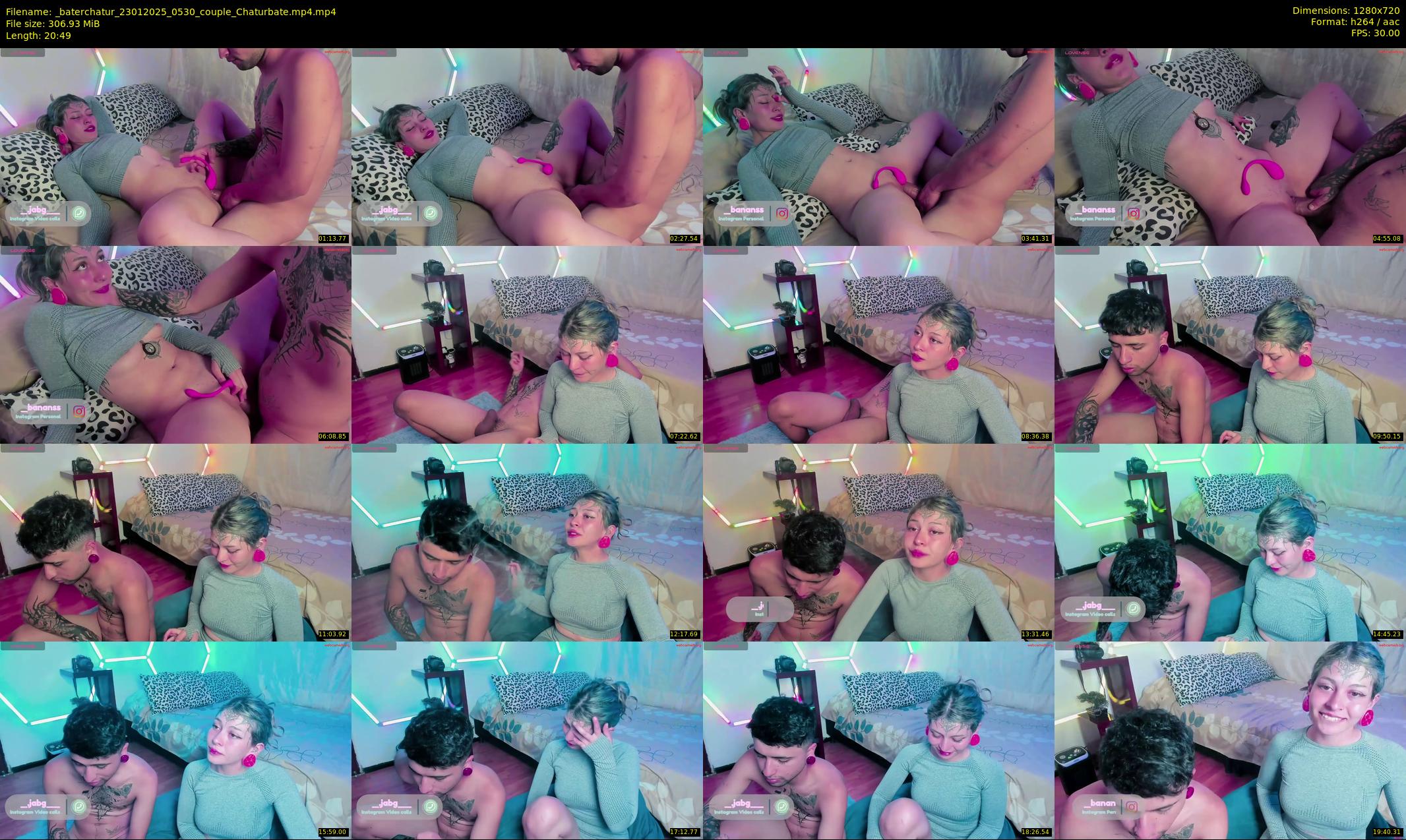 _baterchatur — 21 minute Chaturbate couple cam show recording, 720p, Jan 23, 2025
