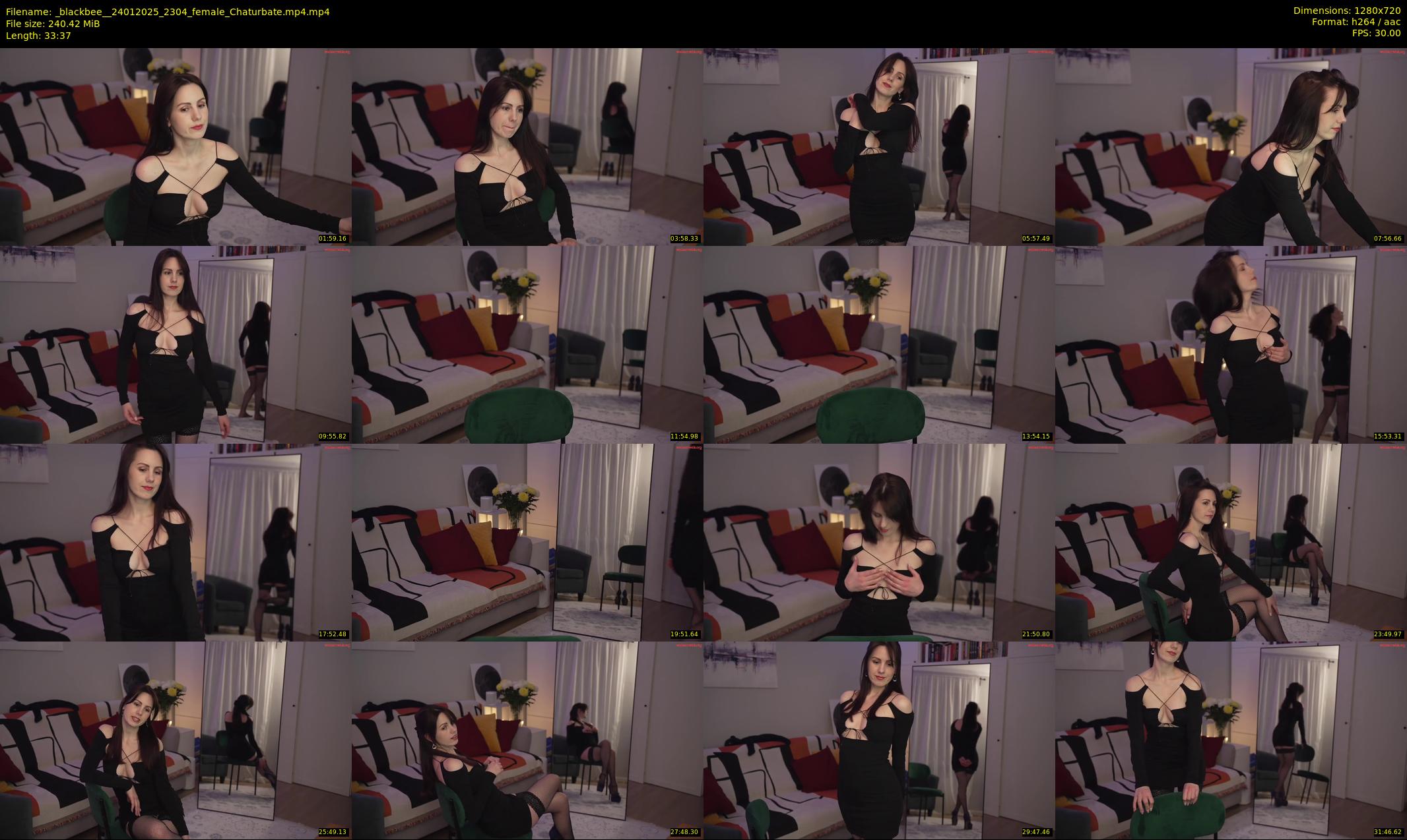 _blackbee_ — 34 minute Chaturbate female cam show recording, 720p, Jan 24, 2025