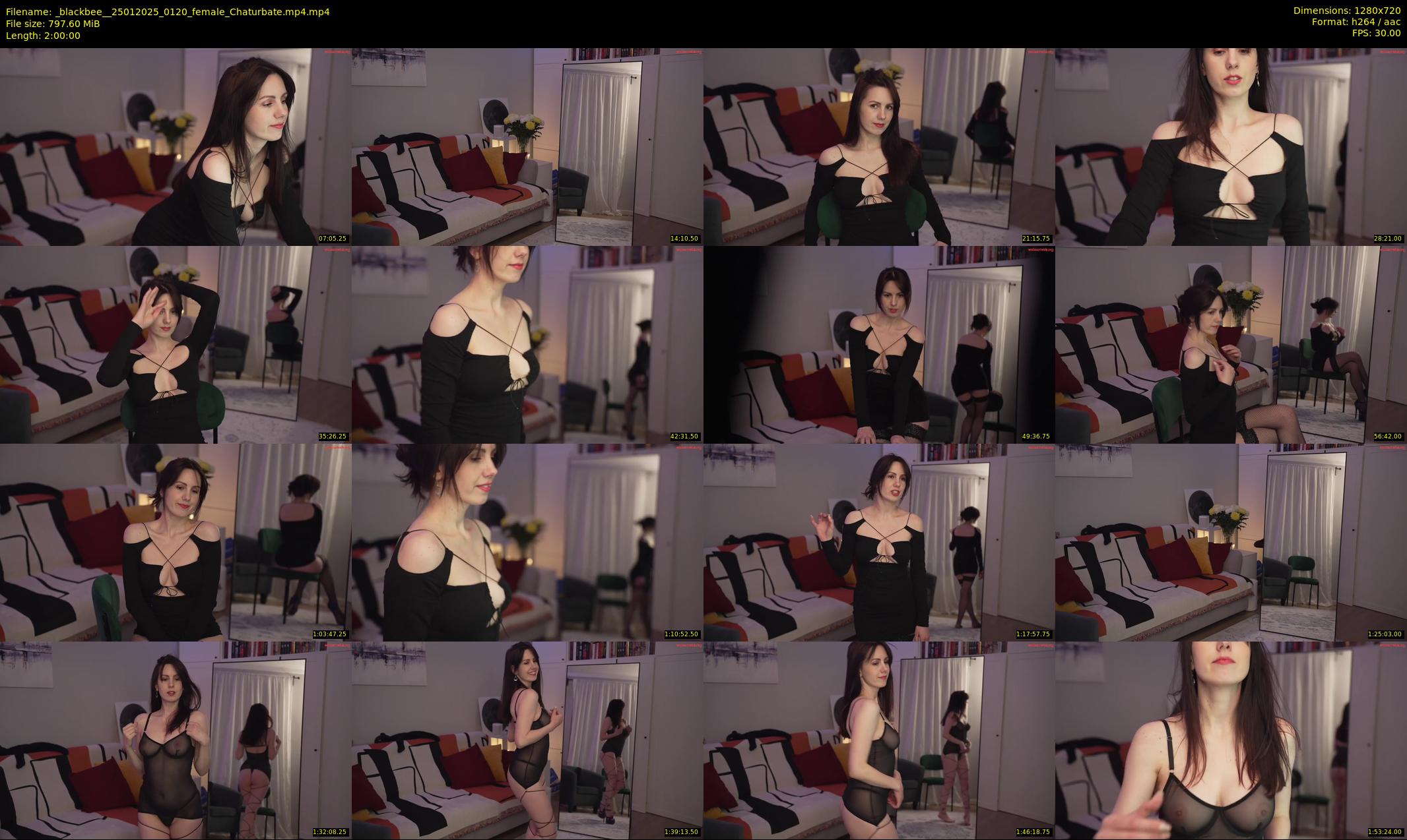 _blackbee_ — 120 minute Chaturbate female cam show recording, 720p, Jan 25, 2025