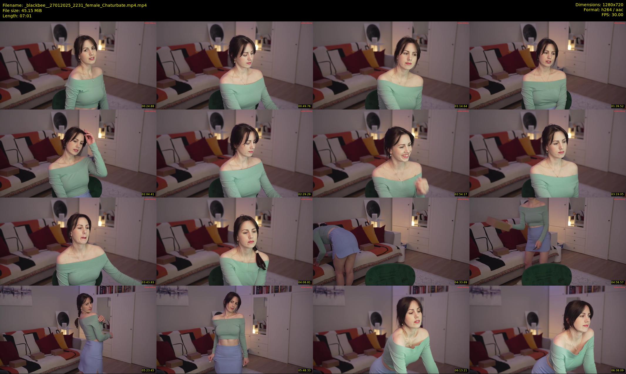 _blackbee_ — 8 minute Chaturbate female cam show recording, 720p, Jan 27, 2025