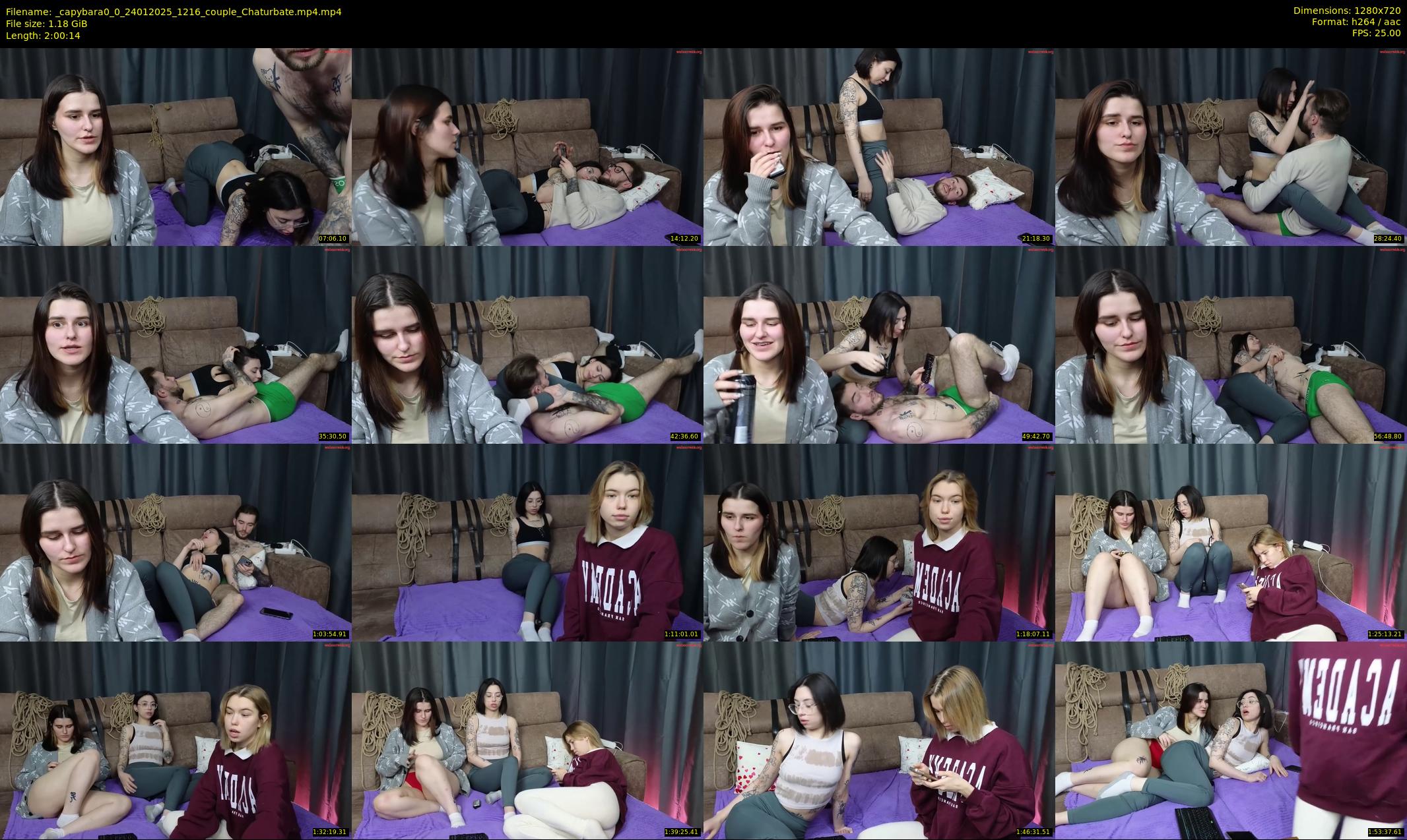 _capybara0_0 — 121 minute Chaturbate couple cam show recording, 720p, Jan 24, 2025