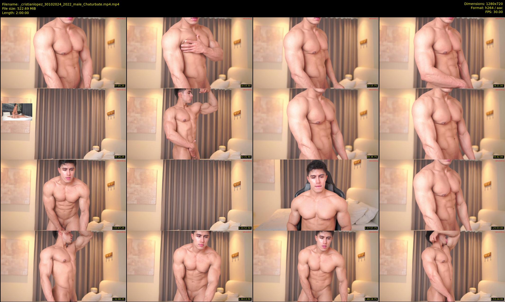 _cristianlopez — 120 minute Chaturbate male cam show recording, 720p, Oct 30, 2024