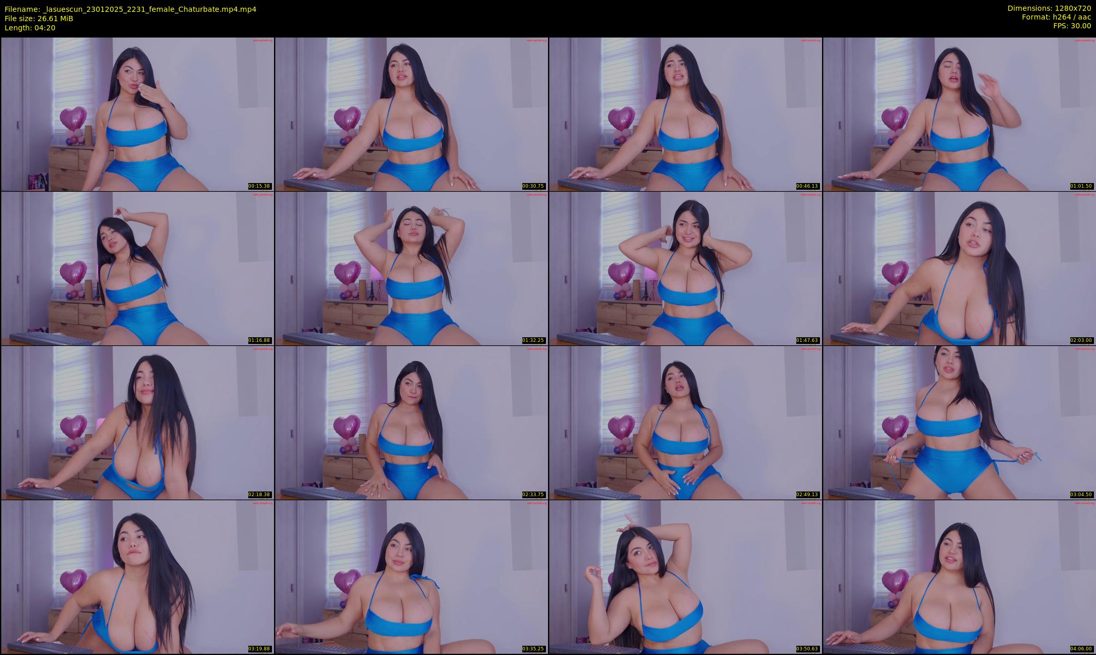 _lasuescun — 5 minute Chaturbate female cam show recording, 720p, Jan 23, 2025
