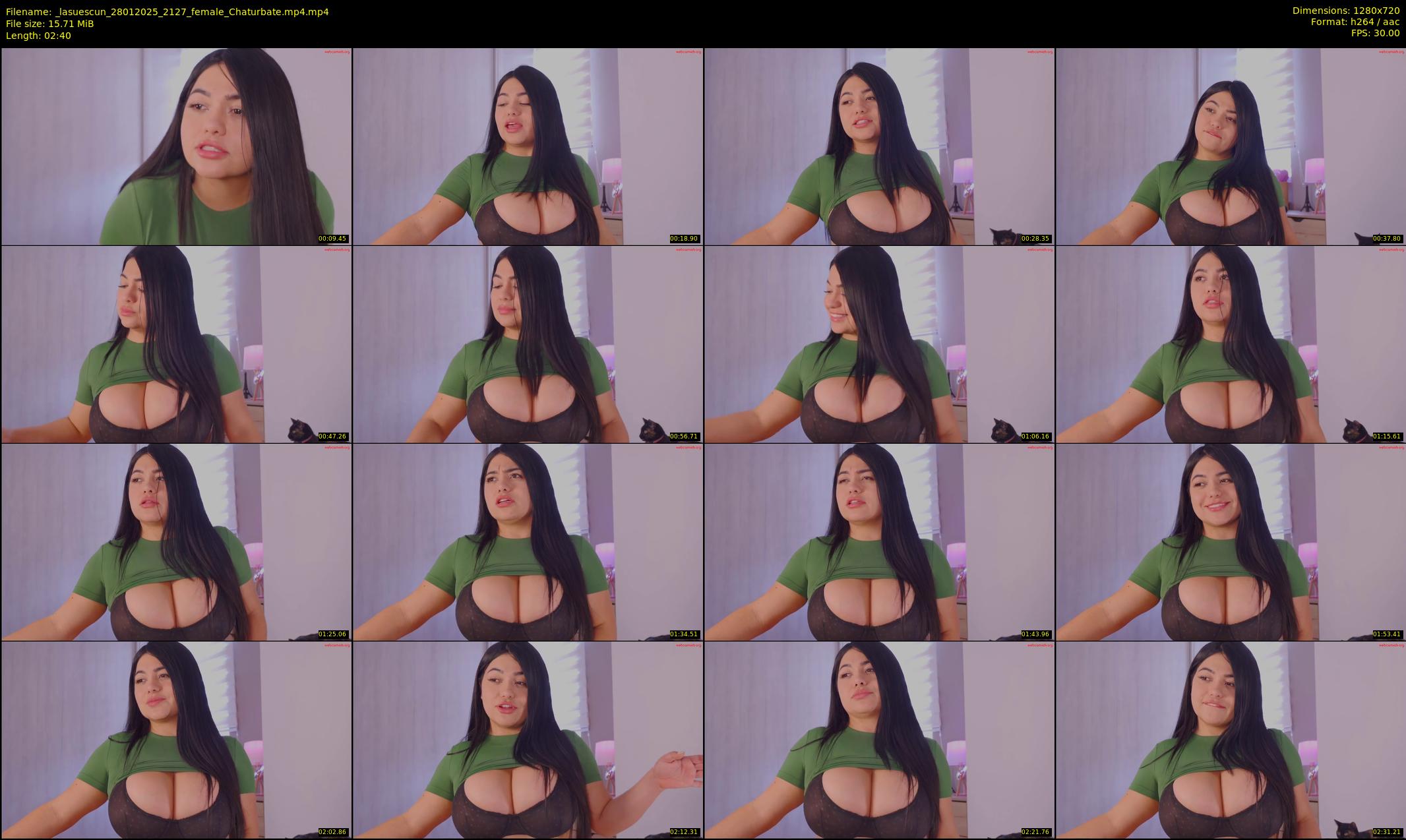_lasuescun — 3 minute Chaturbate female cam show recording, 720p, Jan 28, 2025