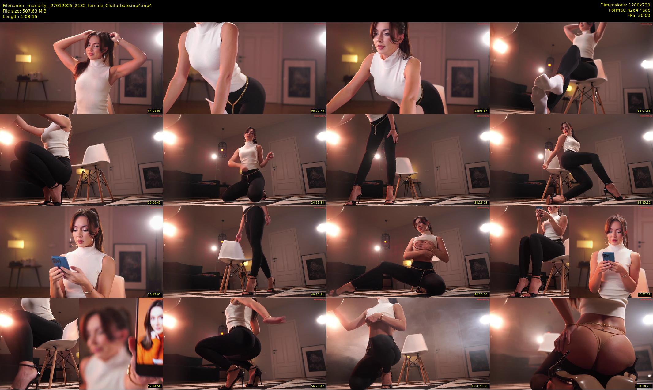 _mariarty_ — 69 minute Chaturbate female cam show recording, 720p, Jan 27, 2025