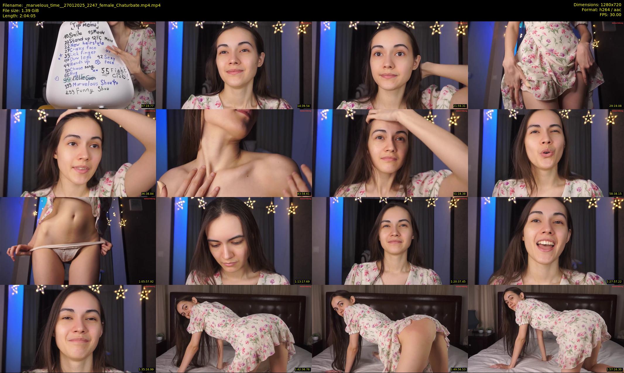 _marvelous_time_ — 125 minute Chaturbate female cam show recording, 720p, Jan 27, 2025