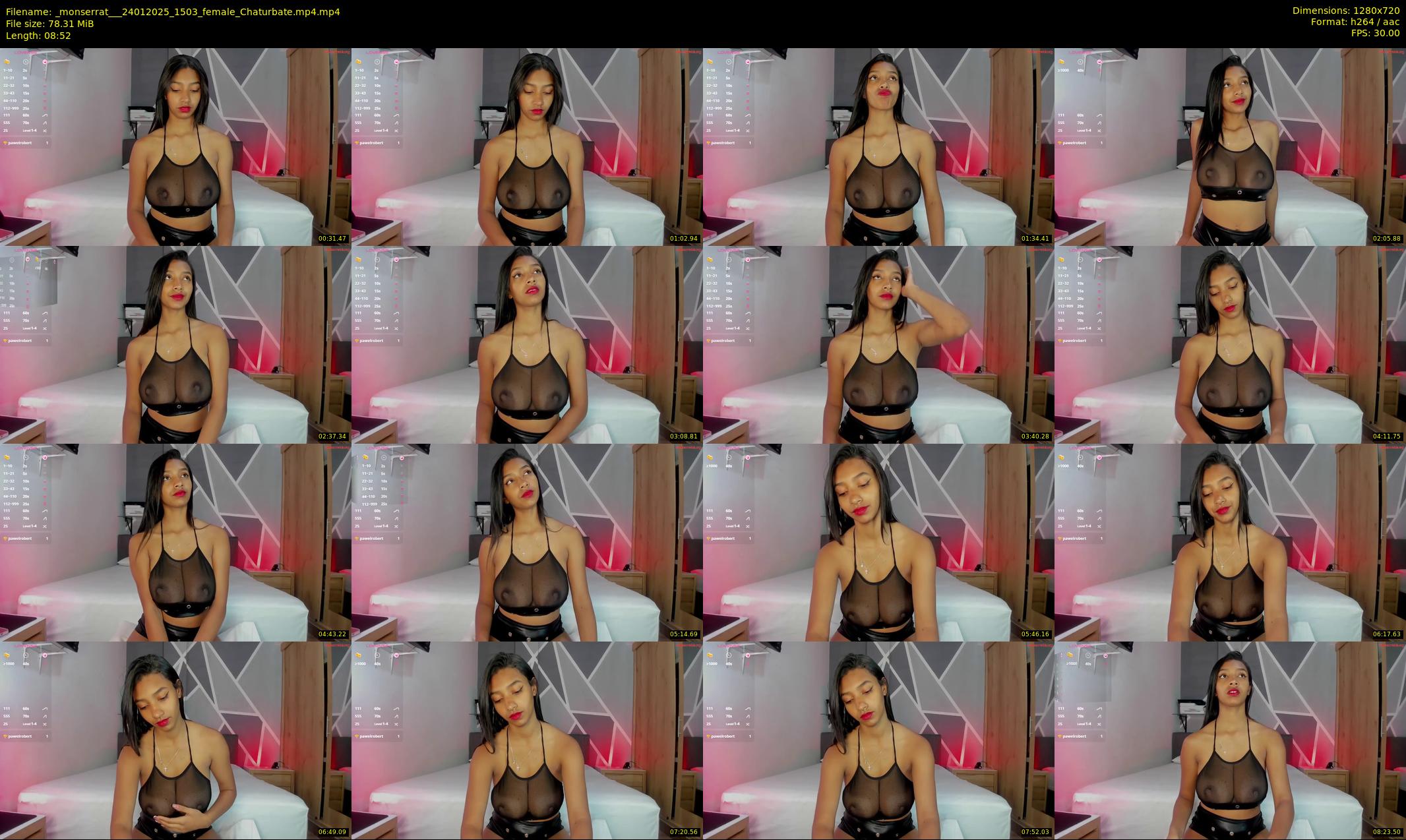 _monserrat__ — 9 minute Chaturbate female cam show recording, 720p, Jan 24, 2025
