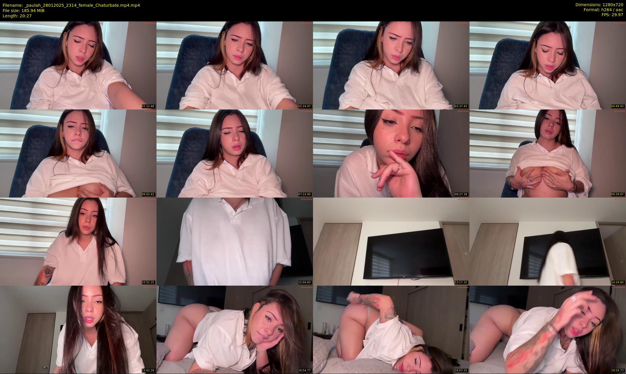 _paulah — 21 minute Chaturbate female cam show recording, 720p, Jan 28, 2025