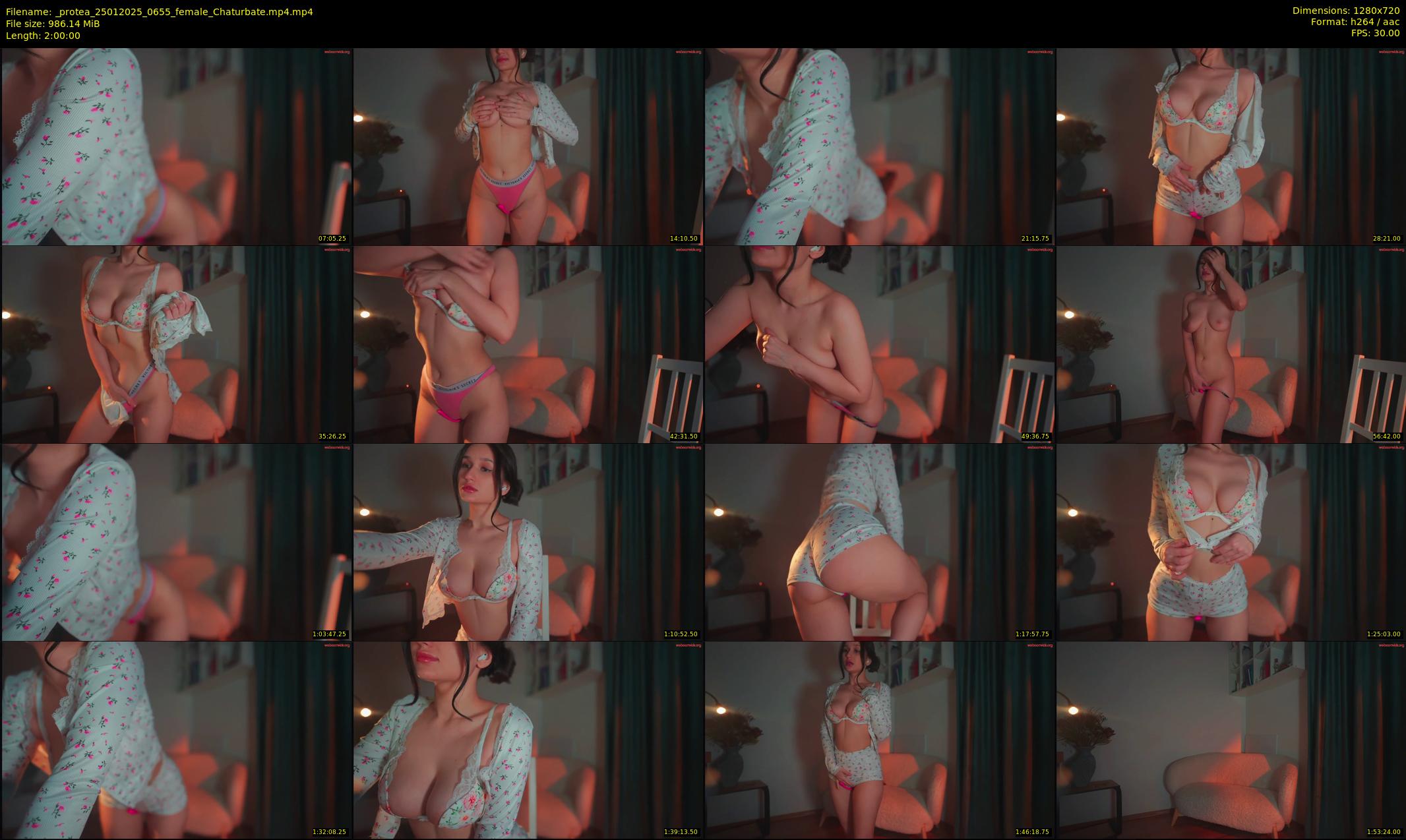 _protea — 120 minute Chaturbate female cam show recording, 720p, Jan 25, 2025
