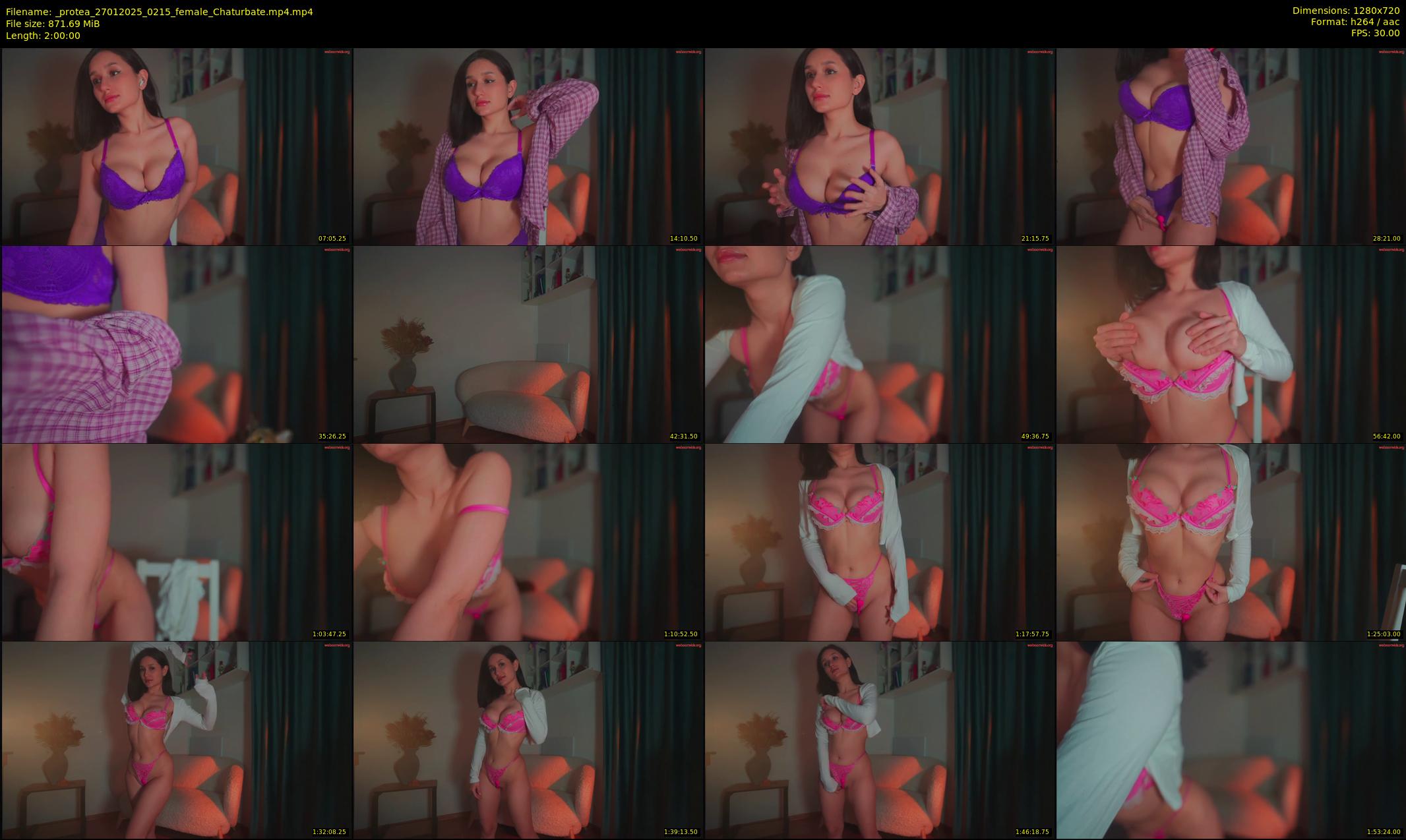 _protea — 120 minute Chaturbate female cam show recording, 720p, Jan 27, 2025