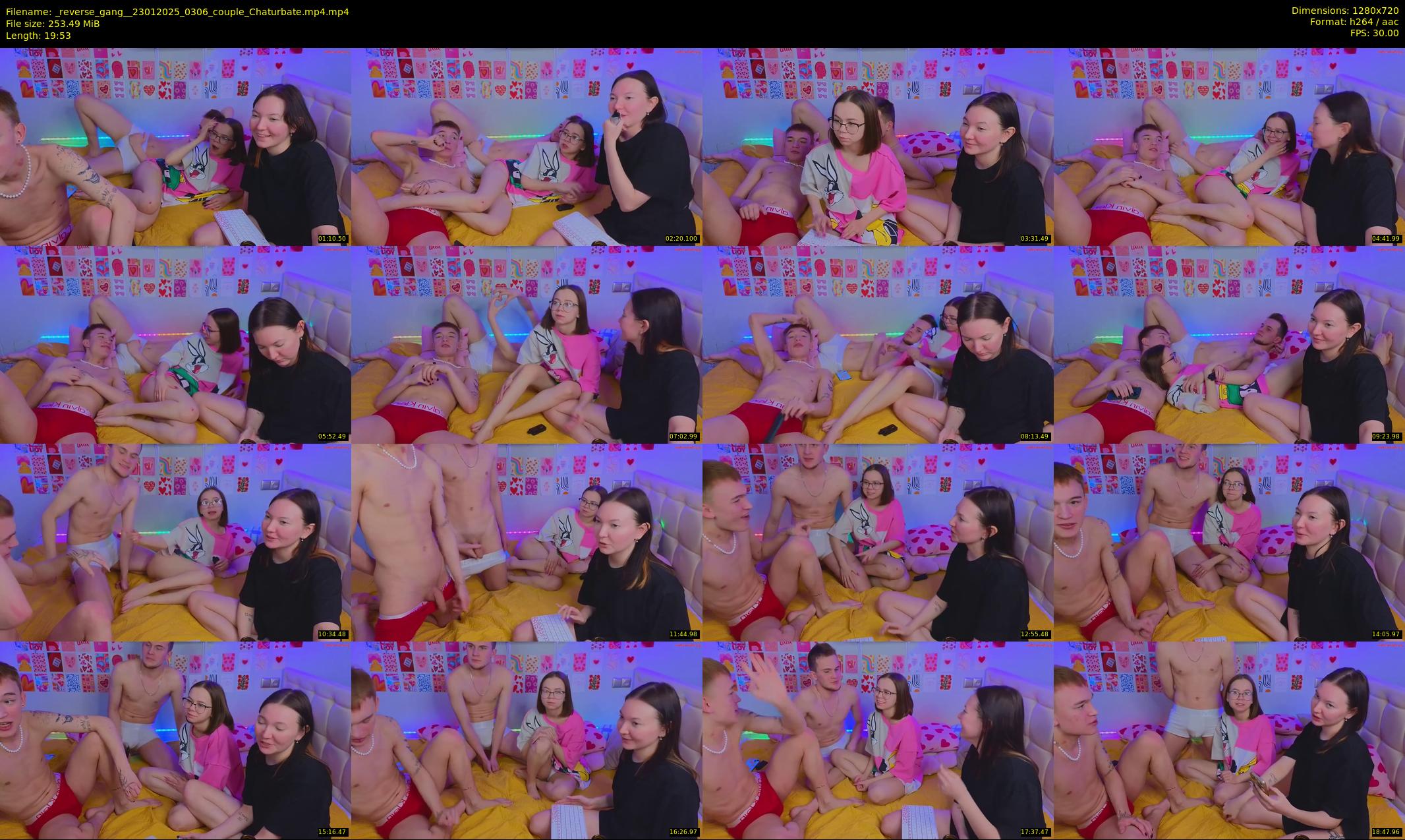 _reverse_gang_ — 20 minute Chaturbate couple cam show recording, 720p, Jan 23, 2025