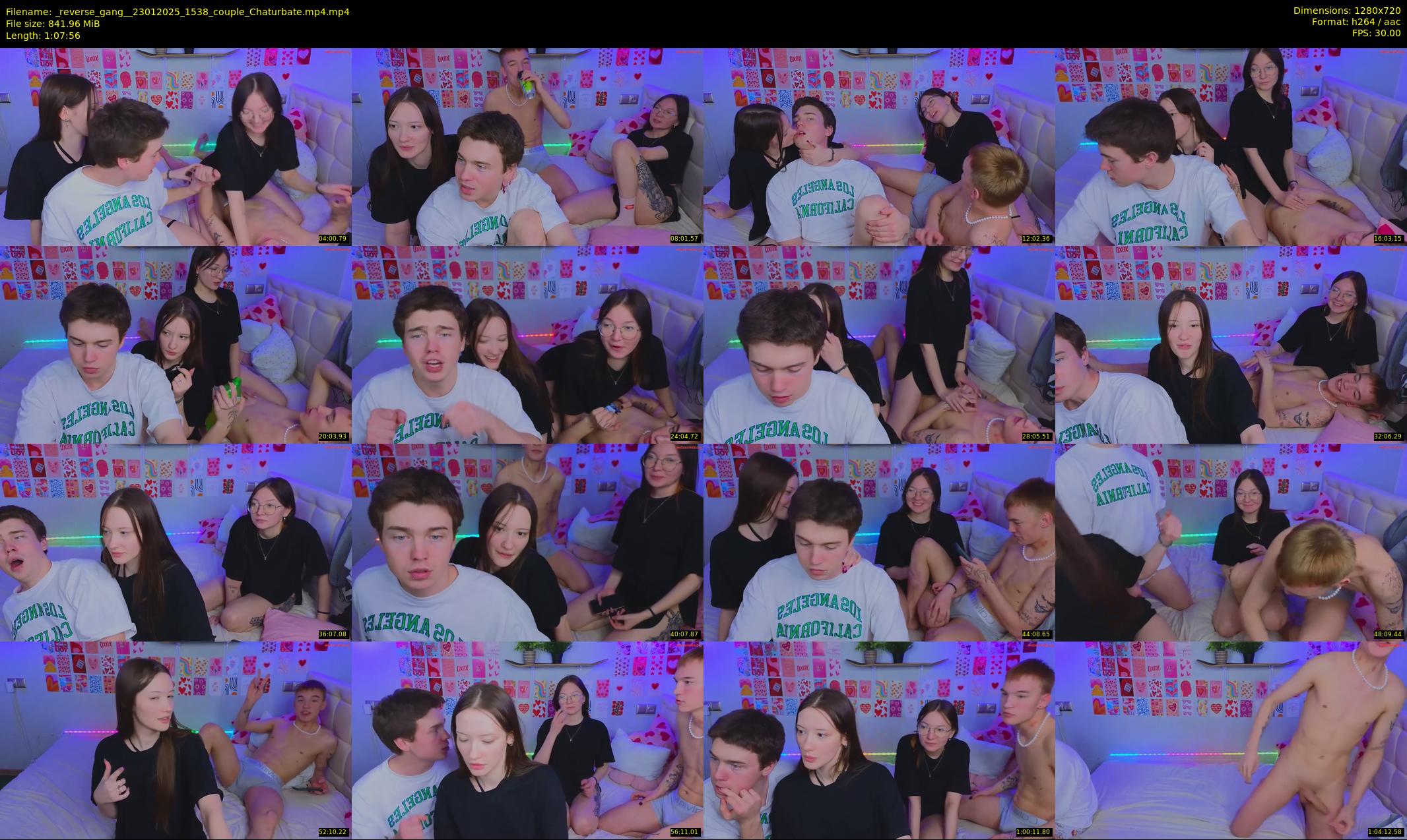 _reverse_gang_ — 68 minute Chaturbate couple cam show recording, 720p, Jan 23, 2025