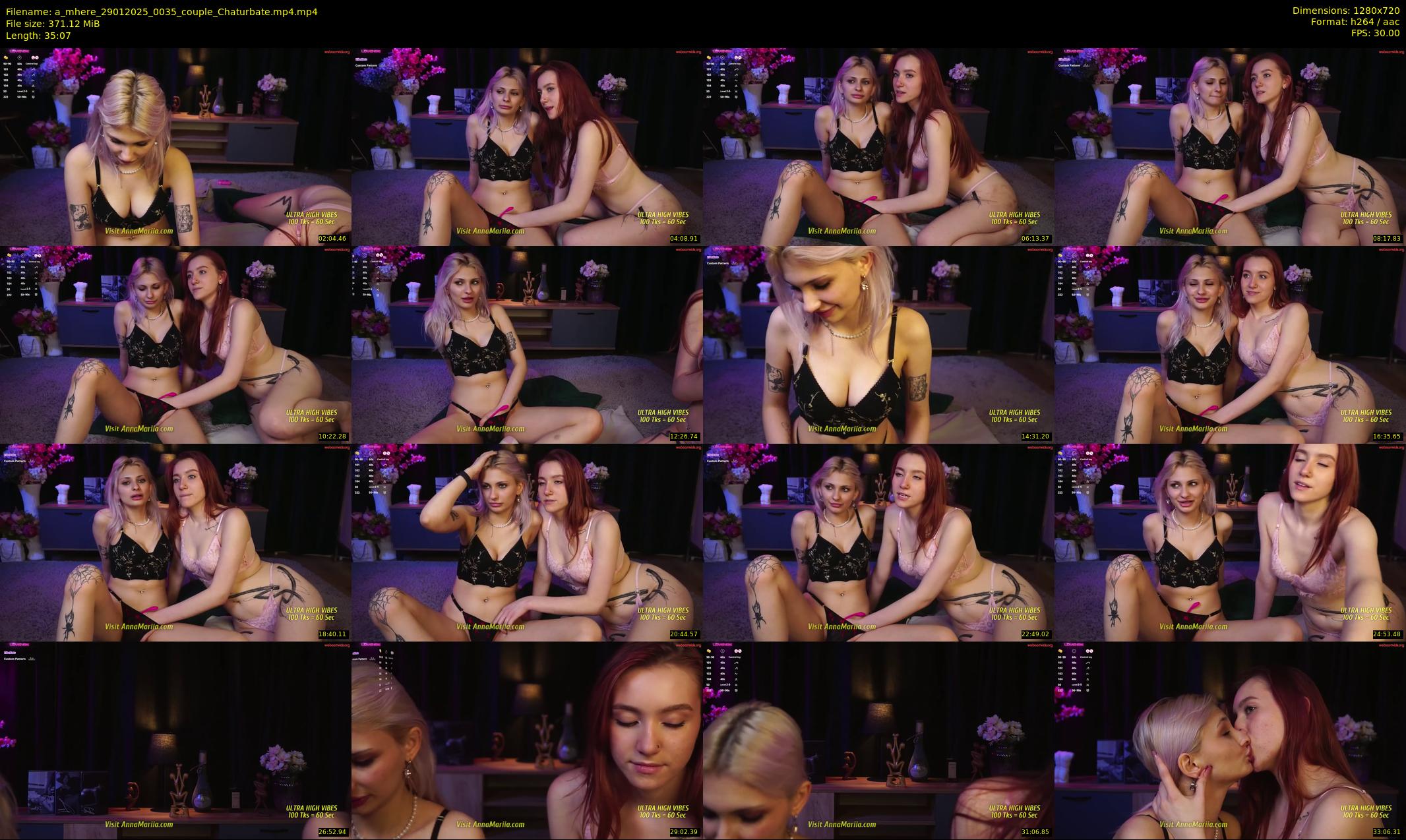 a_mhere — 36 minute Chaturbate couple cam show recording, 720p, Jan 29, 2025