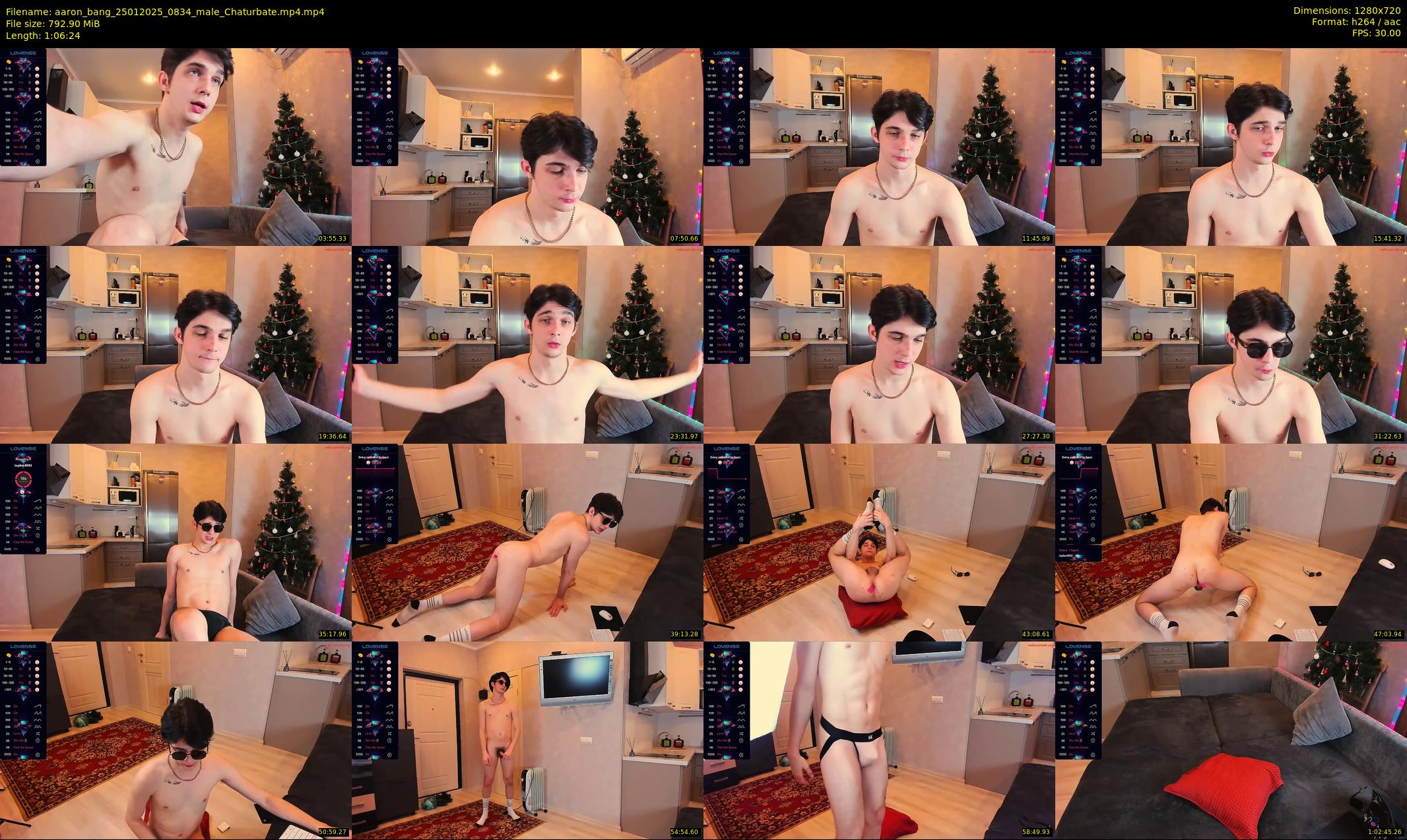 aaron_bang — 67 minute Chaturbate male cam show recording, 720p, Jan 25, 2025