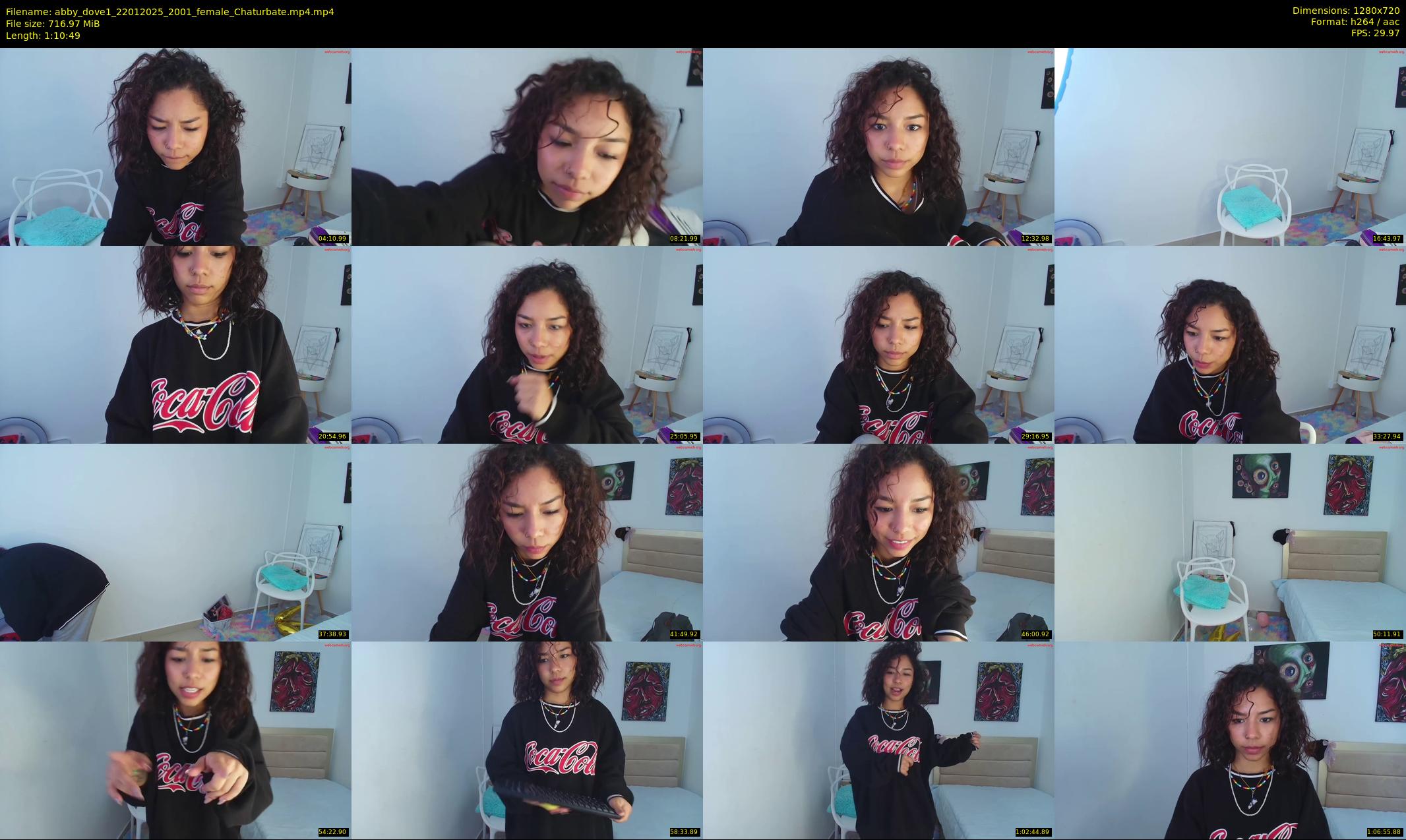 abby_dove1 — 71 minute Chaturbate female cam show recording, 720p, Jan 22, 2025