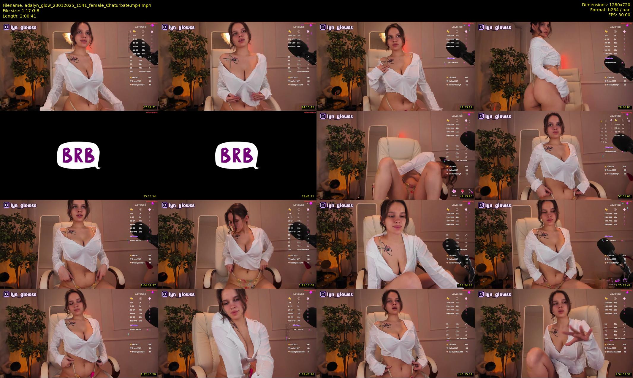 adalyn_glow — 121 minute Chaturbate female cam show recording, 720p, Jan 23, 2025
