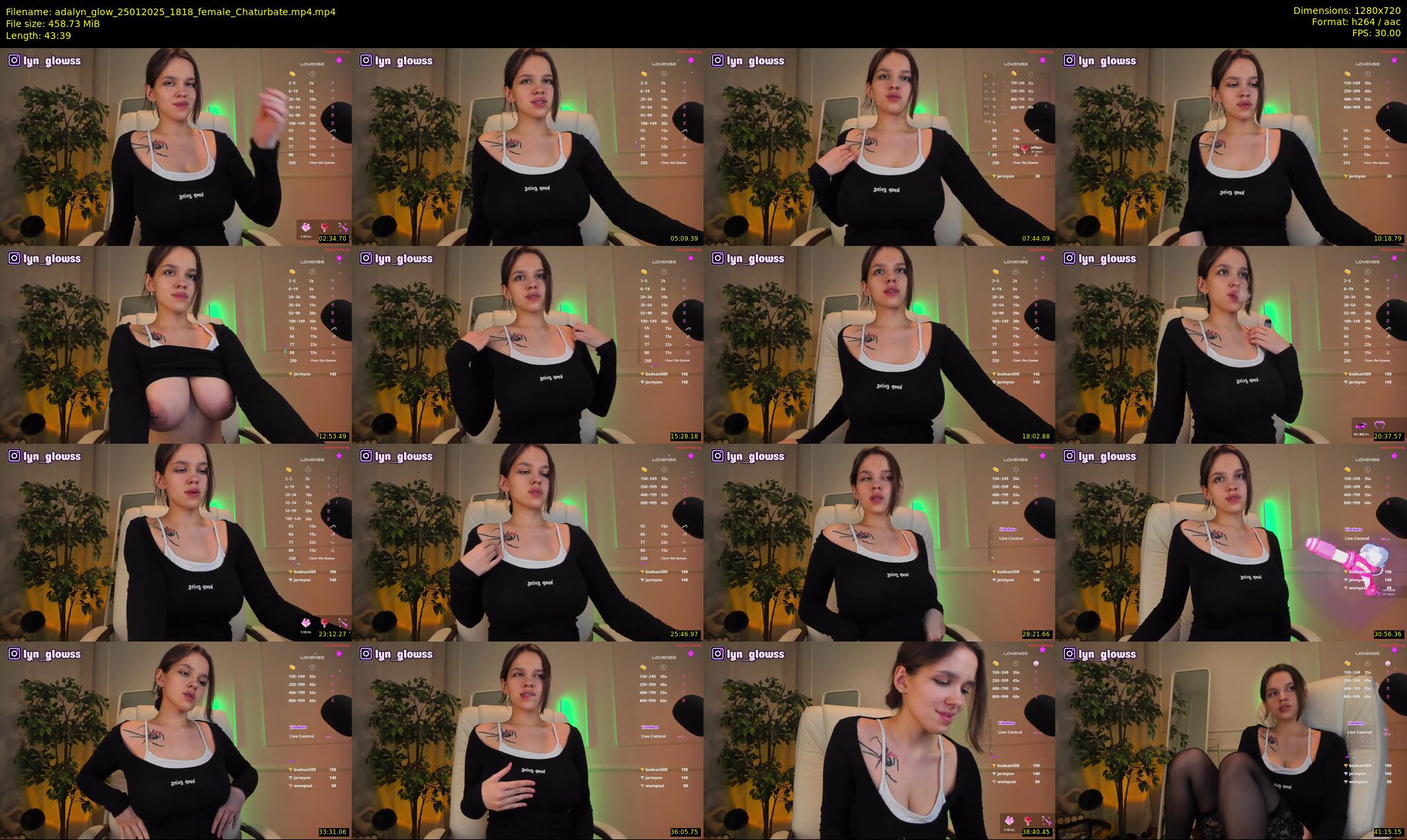 adalyn_glow — 44 minute Chaturbate female cam show recording, 720p, Jan 25, 2025