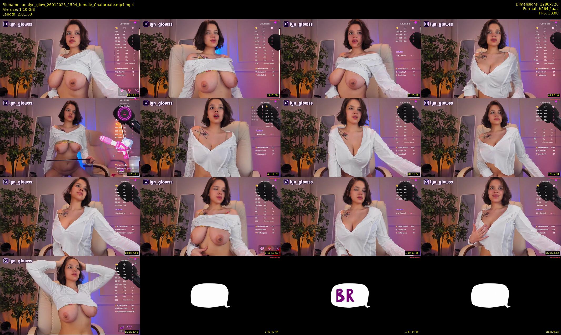 adalyn_glow — 122 minute Chaturbate female cam show recording, 720p, Jan 26, 2025
