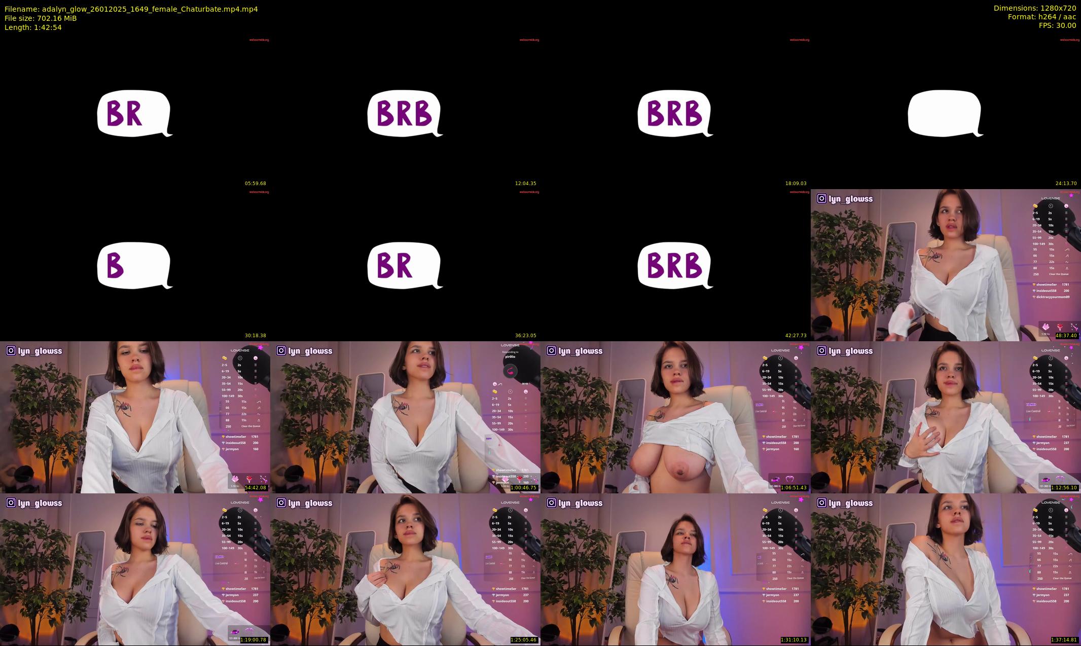 adalyn_glow — 103 minute Chaturbate female cam show recording, 720p, Jan 26, 2025