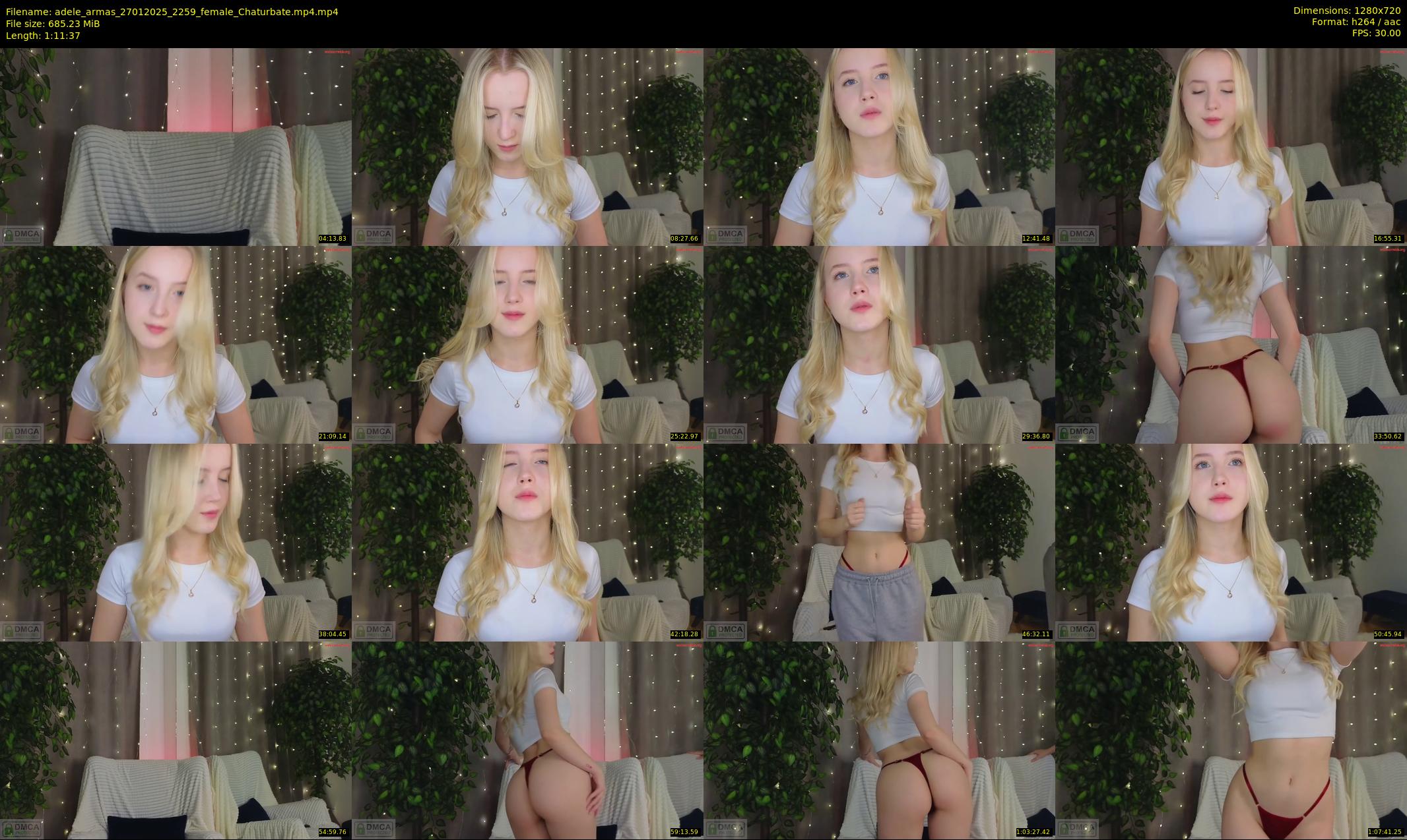 adele_armas — 72 minute Chaturbate female cam show recording, 720p, Jan 27, 2025