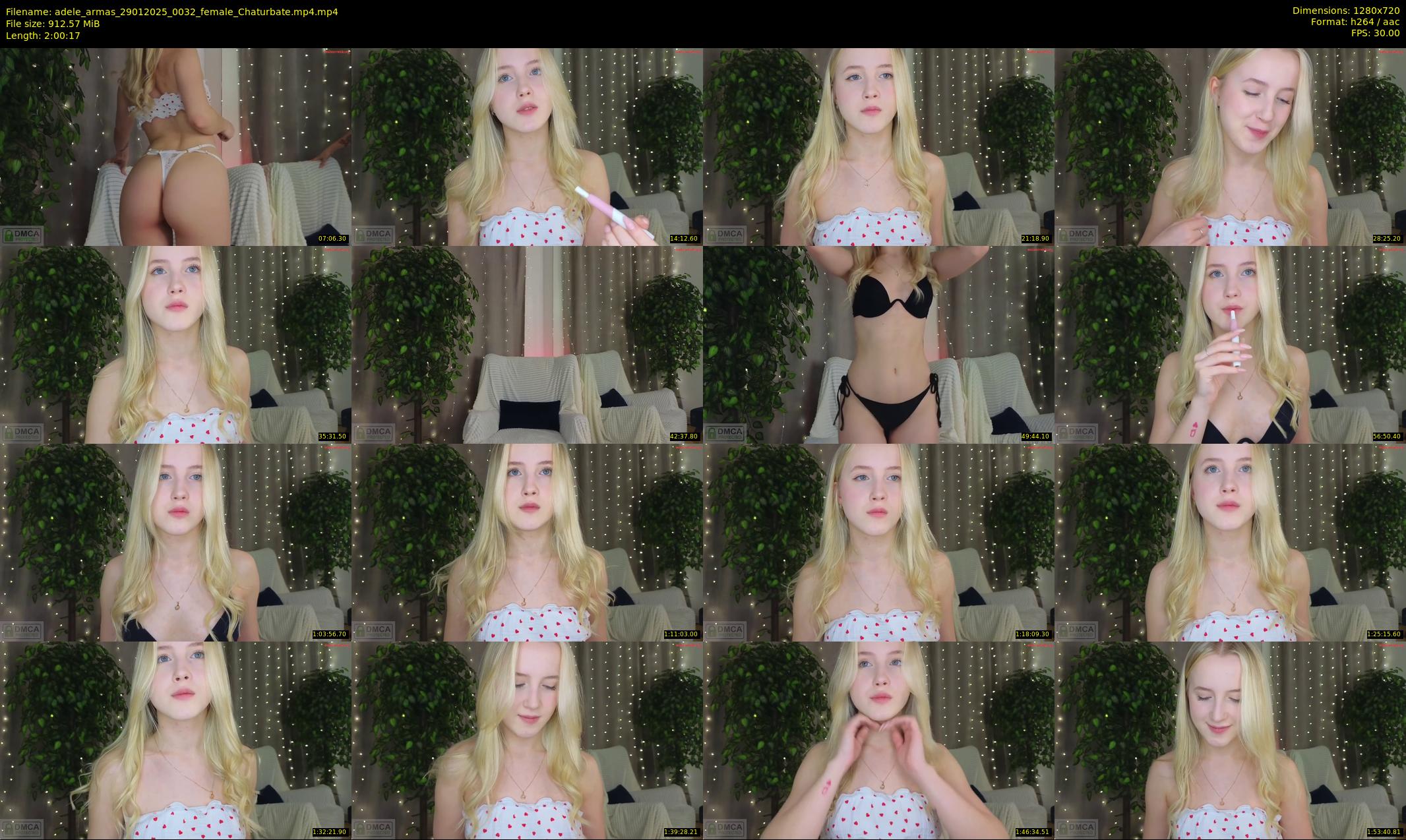 adele_armas — 121 minute Chaturbate female cam show recording, 720p, Jan 29, 2025