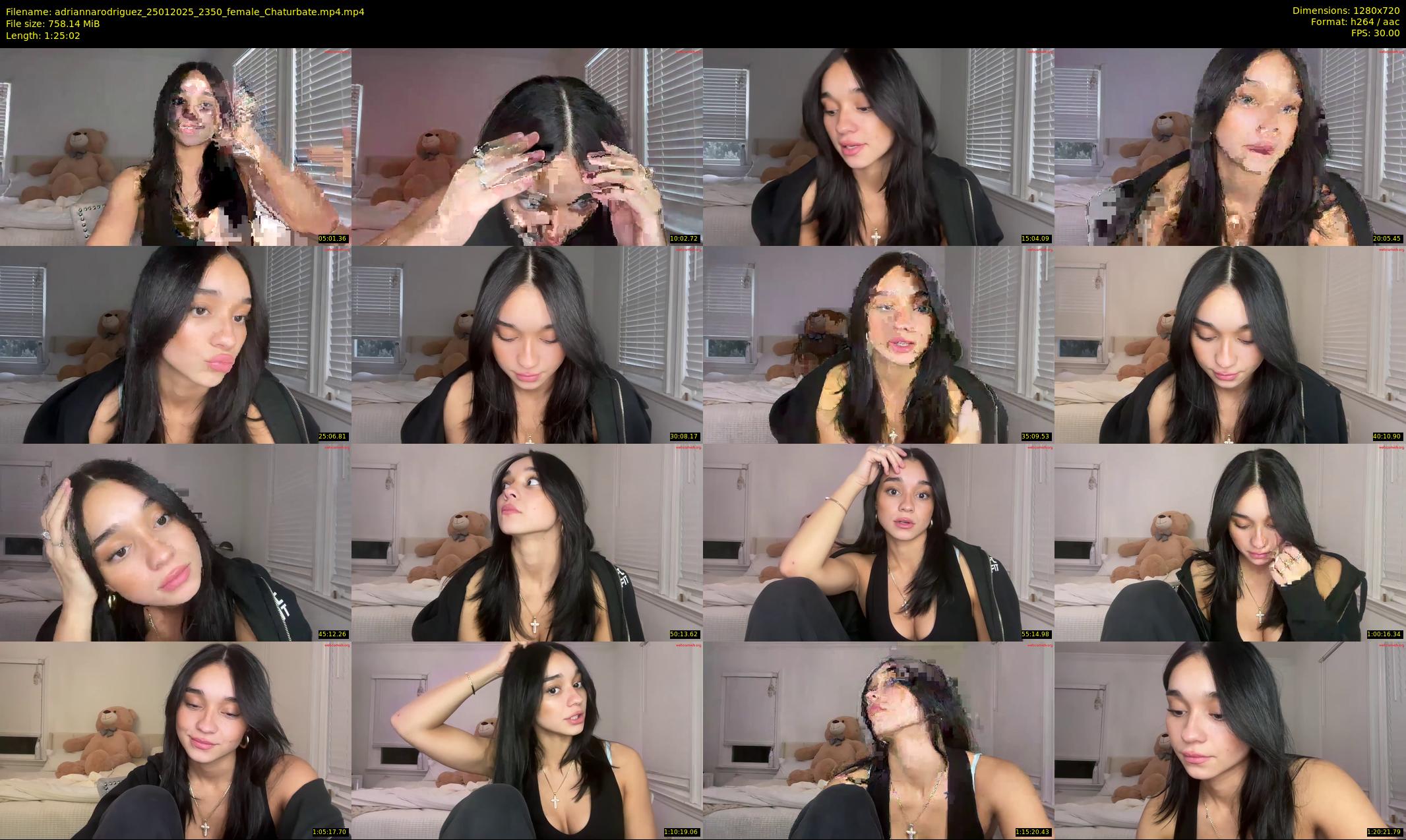 adriannarodriguez — 86 minute Chaturbate female cam show recording, 720p, Jan 25, 2025