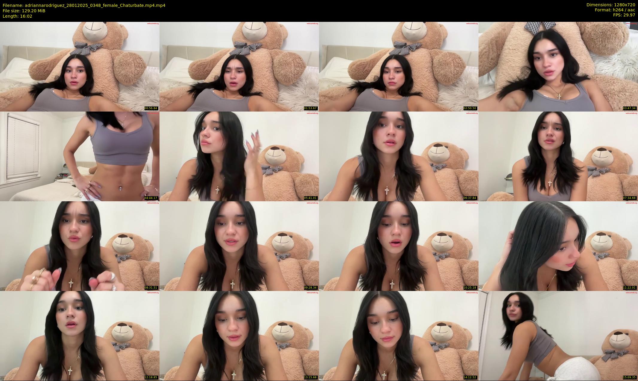 adriannarodriguez — 17 minute Chaturbate female cam show recording, 720p, Jan 28, 2025