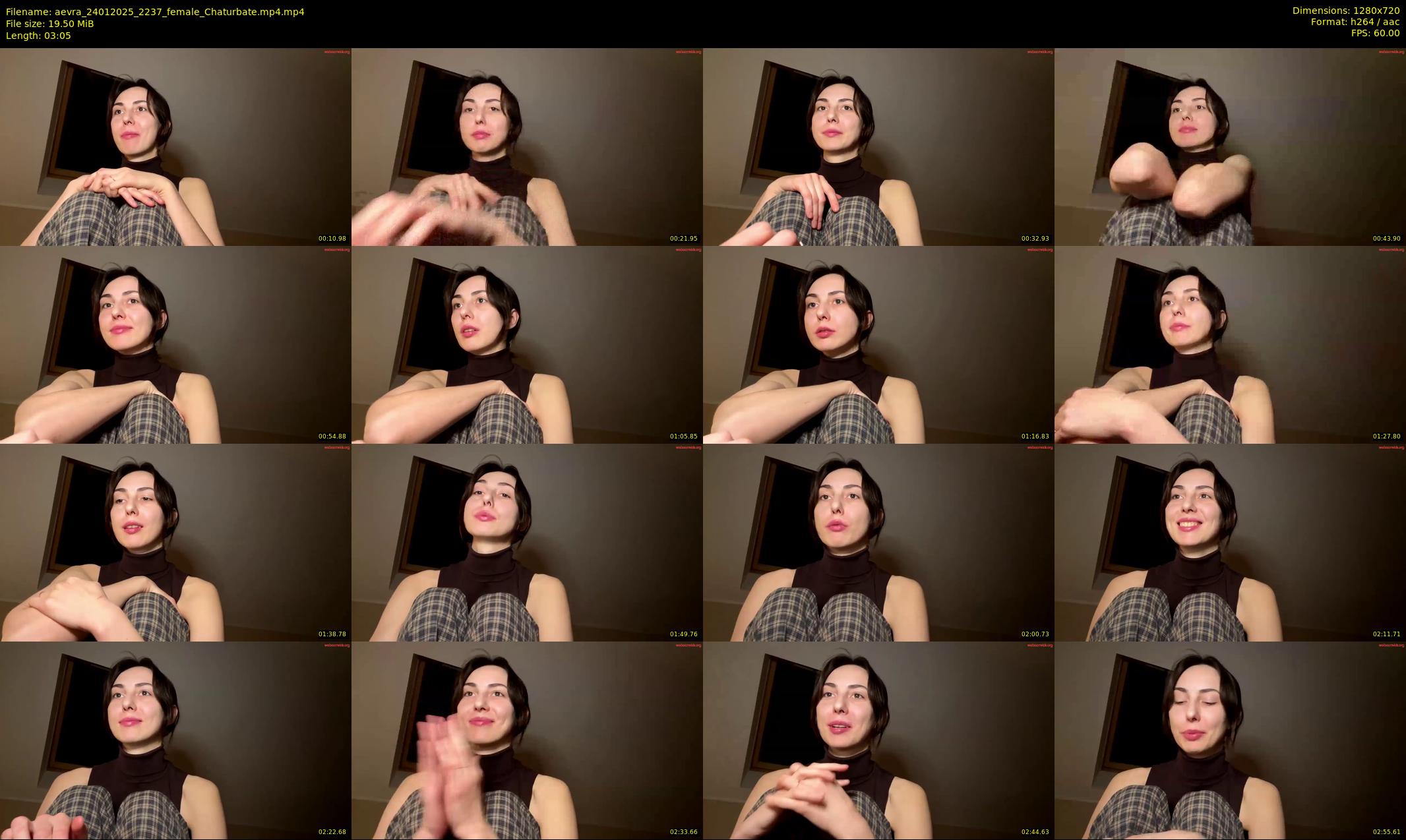 aevra — 4 minute Chaturbate female cam show recording, 720p, Jan 24, 2025