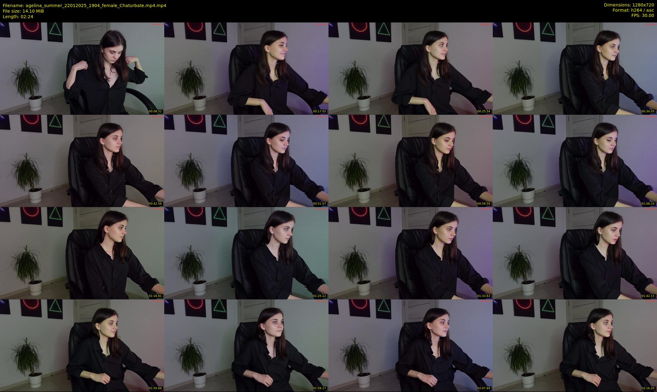 agelina_summer — 3 minute Chaturbate female cam show recording, 720p, Jan 22, 2025