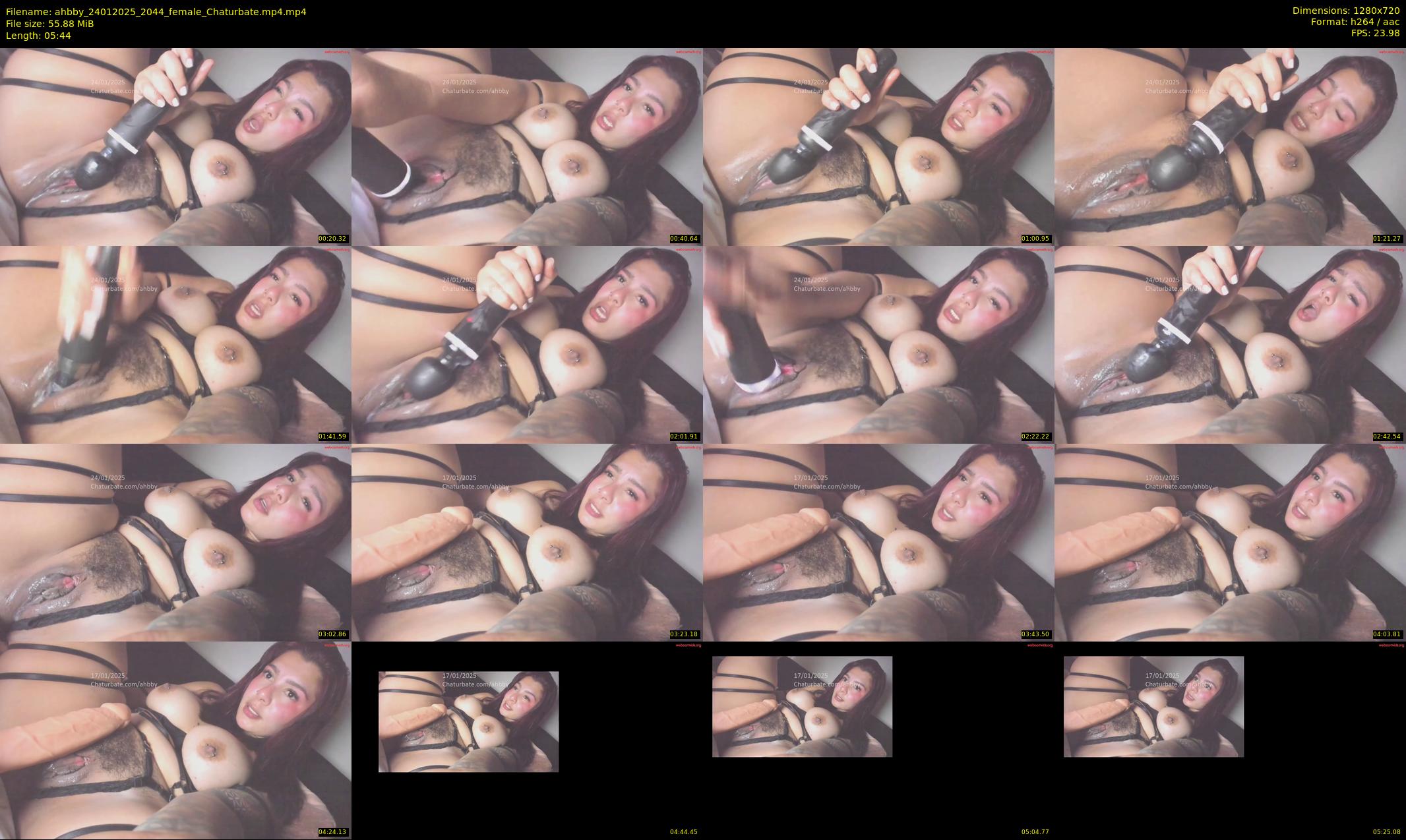 ahbby — 6 minute Chaturbate female cam show recording, 720p, Jan 24, 2025