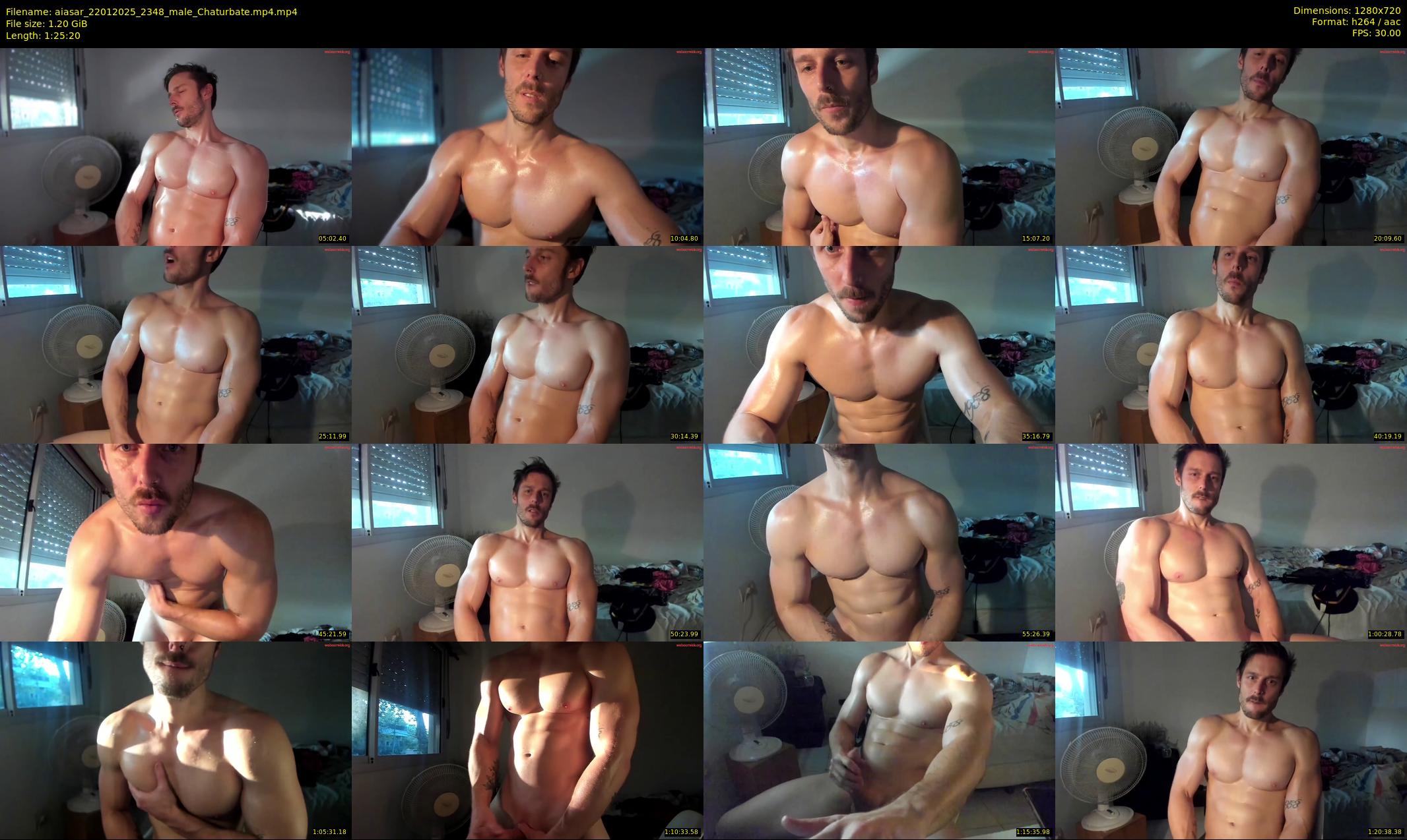 aiasar — 86 minute Chaturbate male cam show recording, 720p, Jan 22, 2025