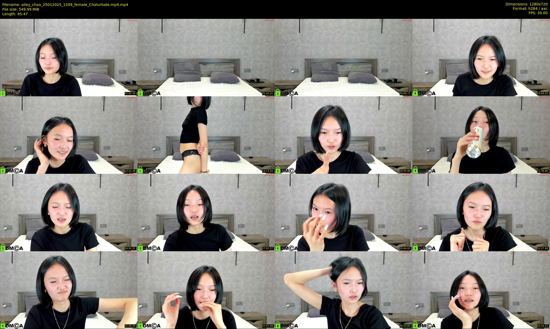 ailey_chao — 46 minute Chaturbate female cam show recording, 720p, Jan 25, 2025