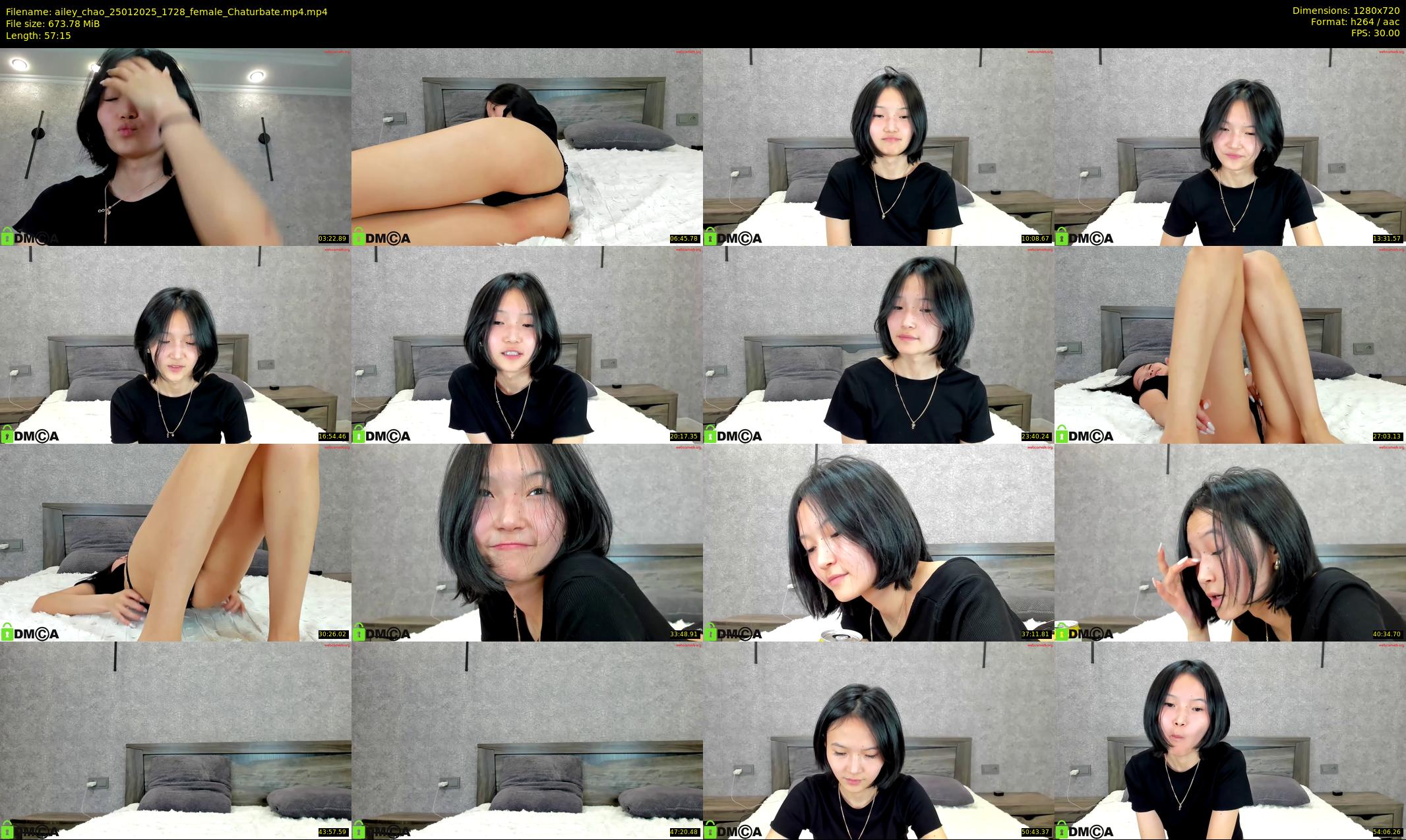 ailey_chao — 58 minute Chaturbate female cam show recording, 720p, Jan 25, 2025