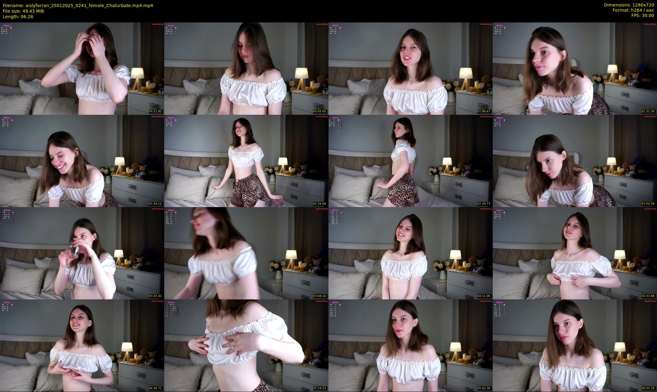 aislyfarran — 7 minute Chaturbate female cam show recording, 720p, Jan 25, 2025