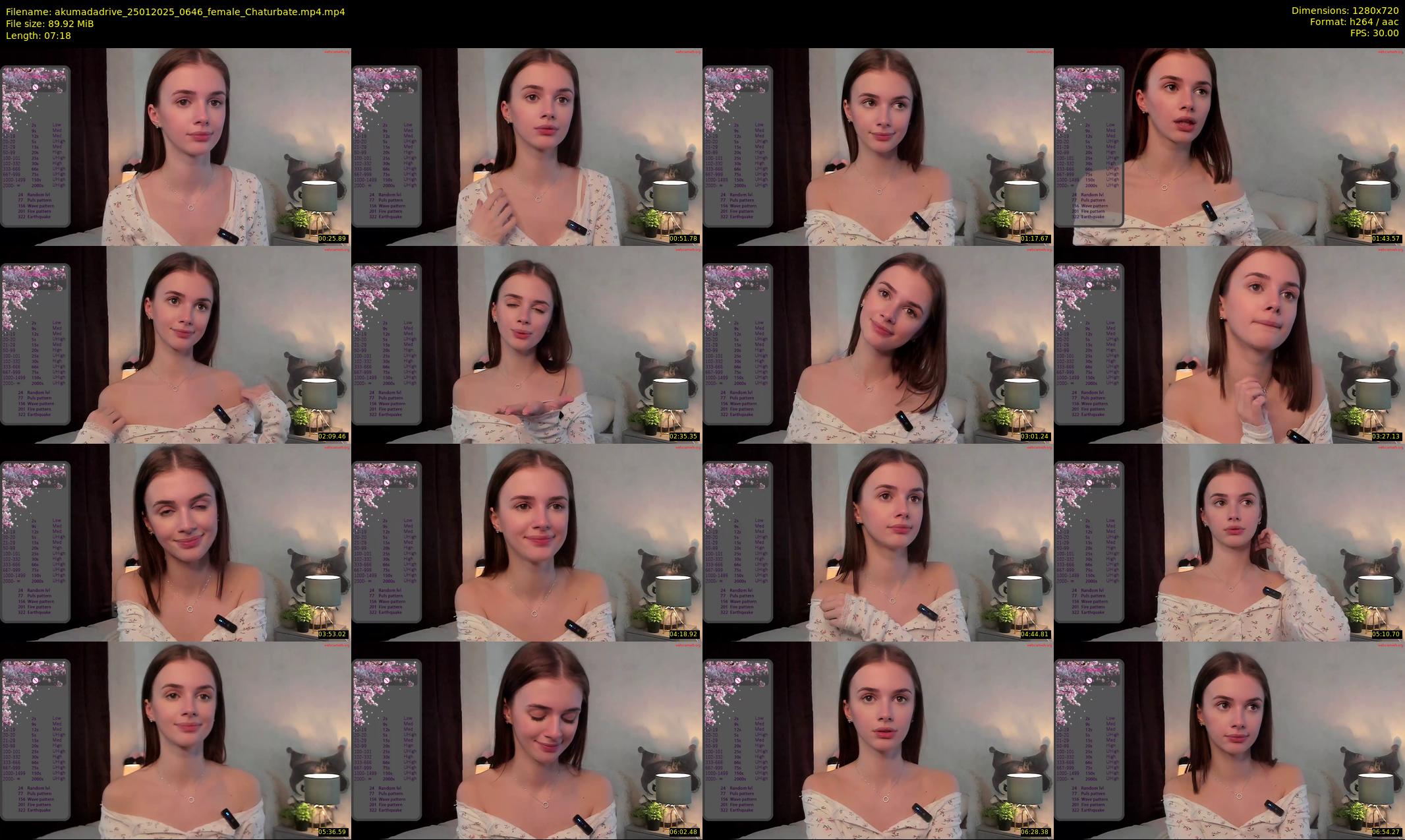 akumadadrive — 8 minute Chaturbate female cam show recording, 720p, Jan 25, 2025